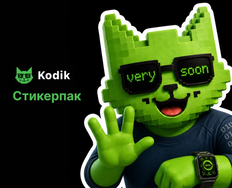 Стикерпак Kodik — Иллюстрация, Брендинг на Dprofile