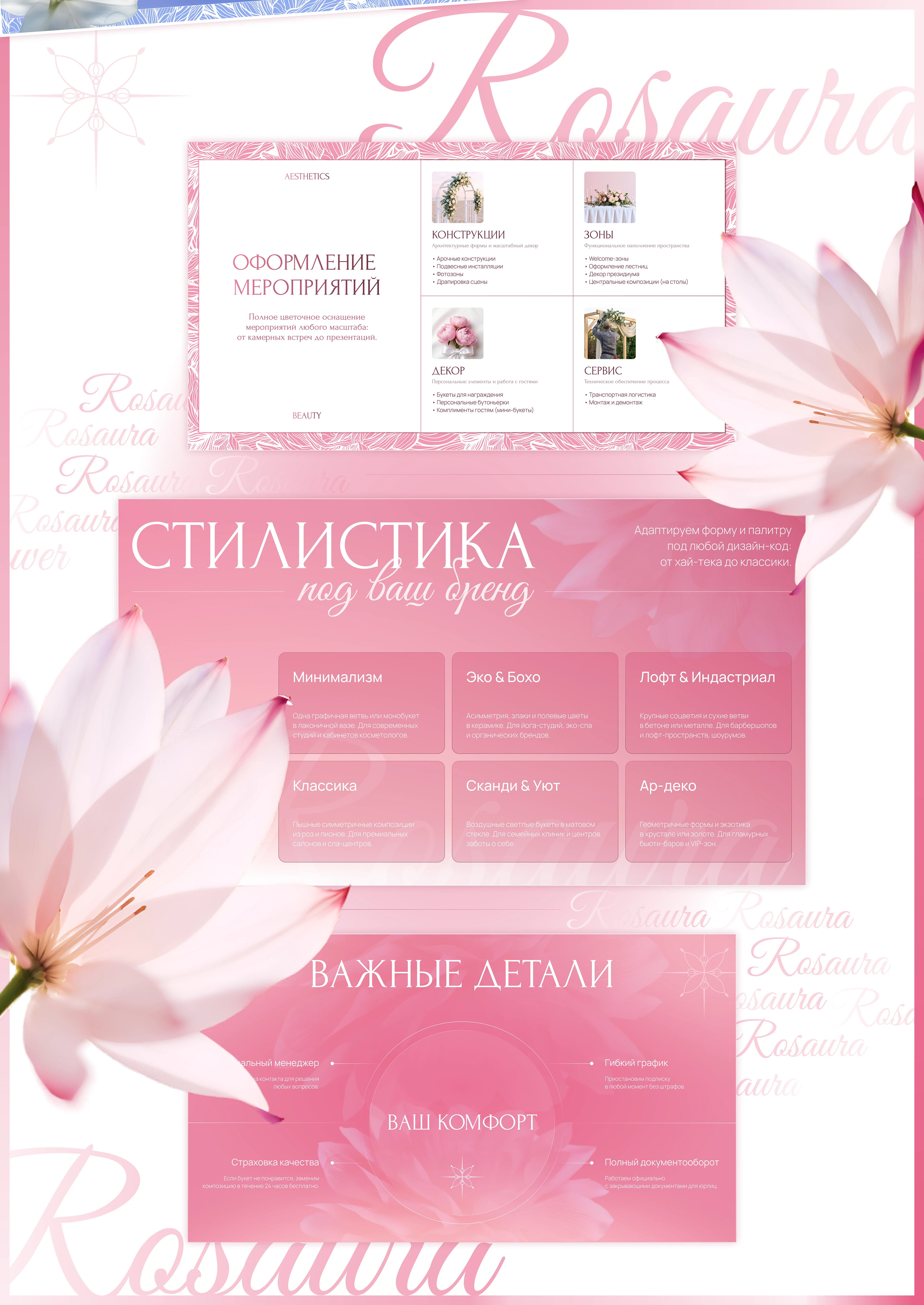 ROSAURA. Презентация для бренда. — Изображение №10 — Брендинг, Маркетинг на Dprofile