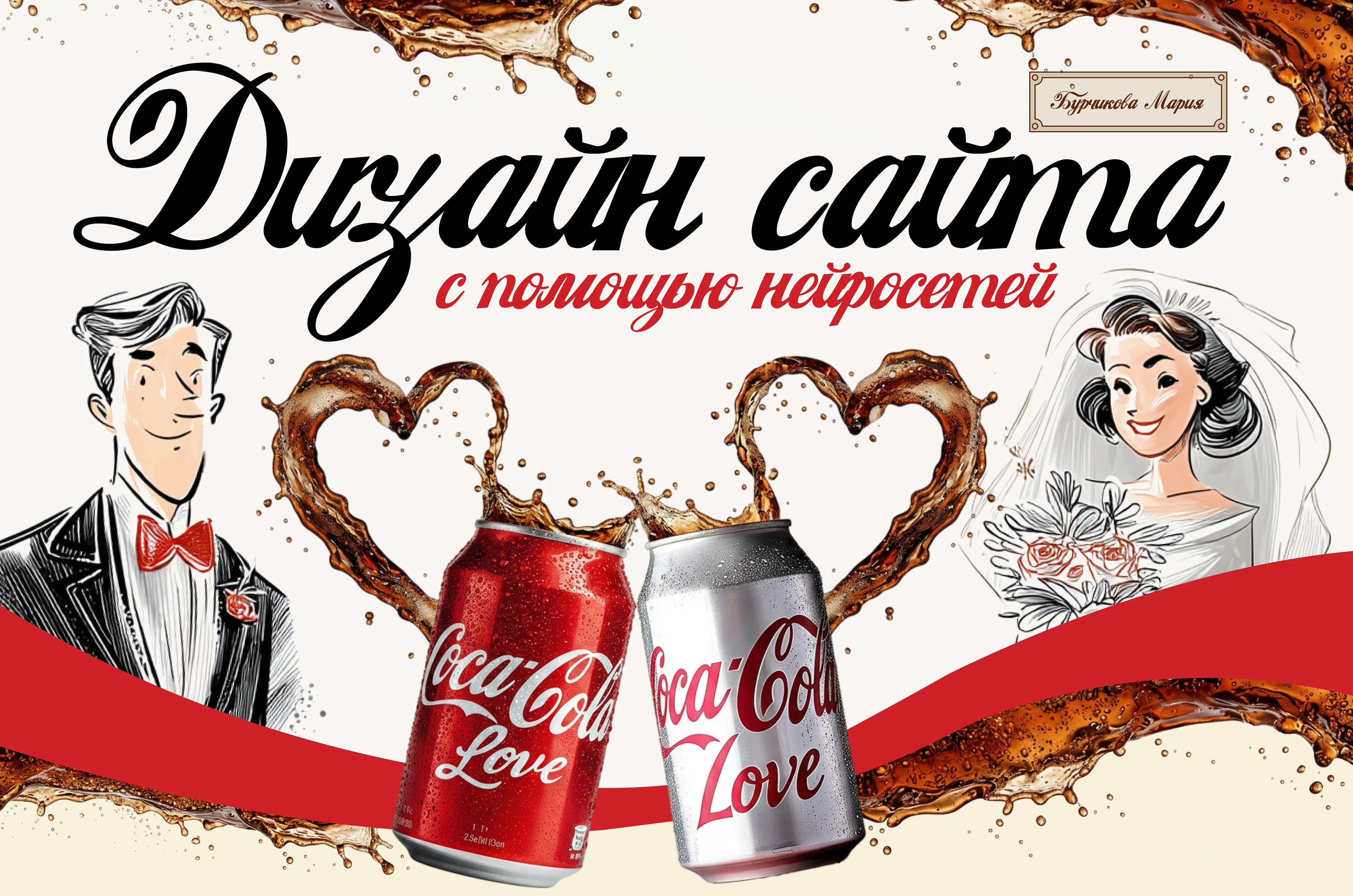 Coca-cola LOVE creative project — Изображение №1 — Нейро на Dprofile