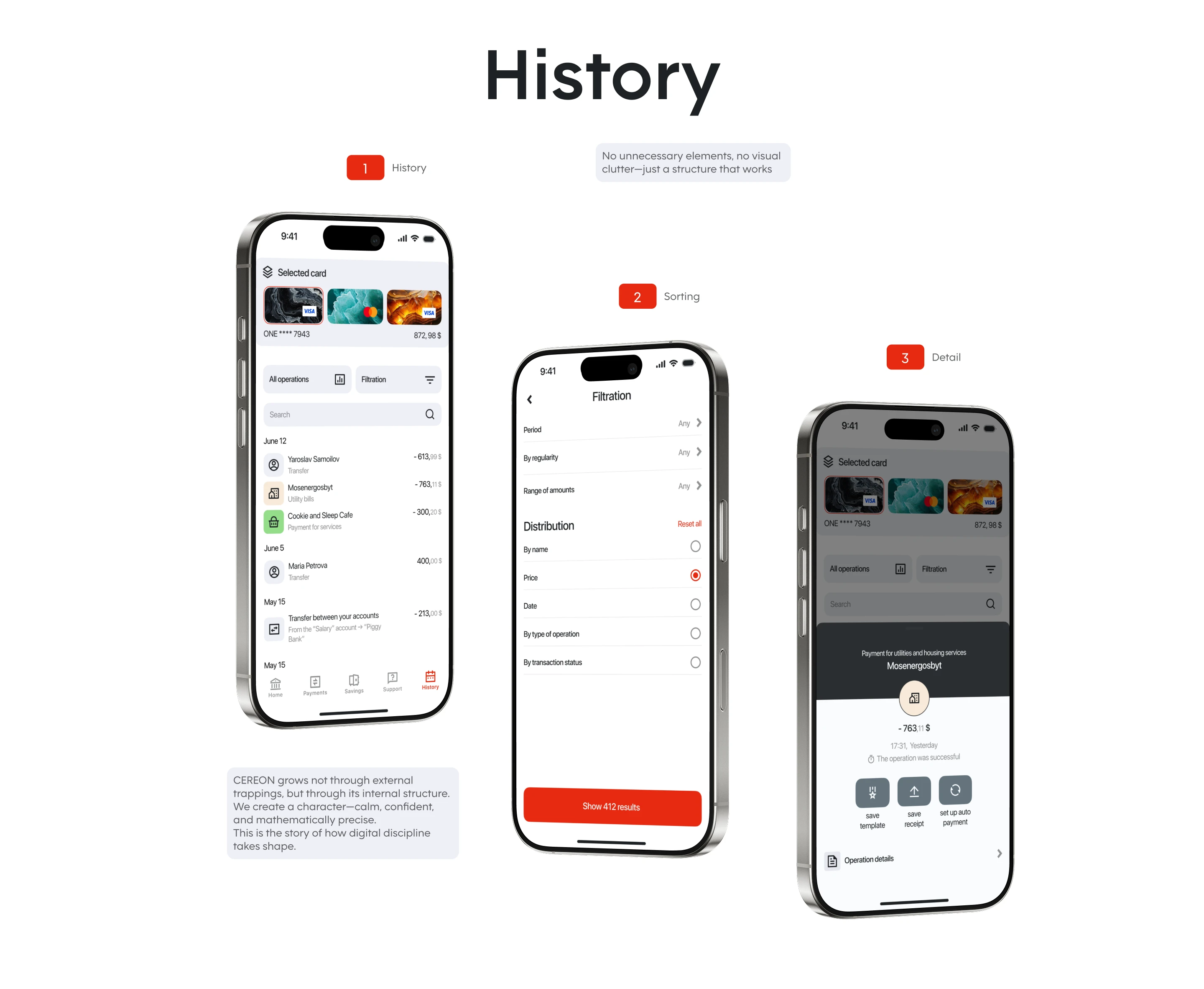CEREON Mobile Banking App UX/UI Design — Изображение №16 — Интерфейсы на Dprofile