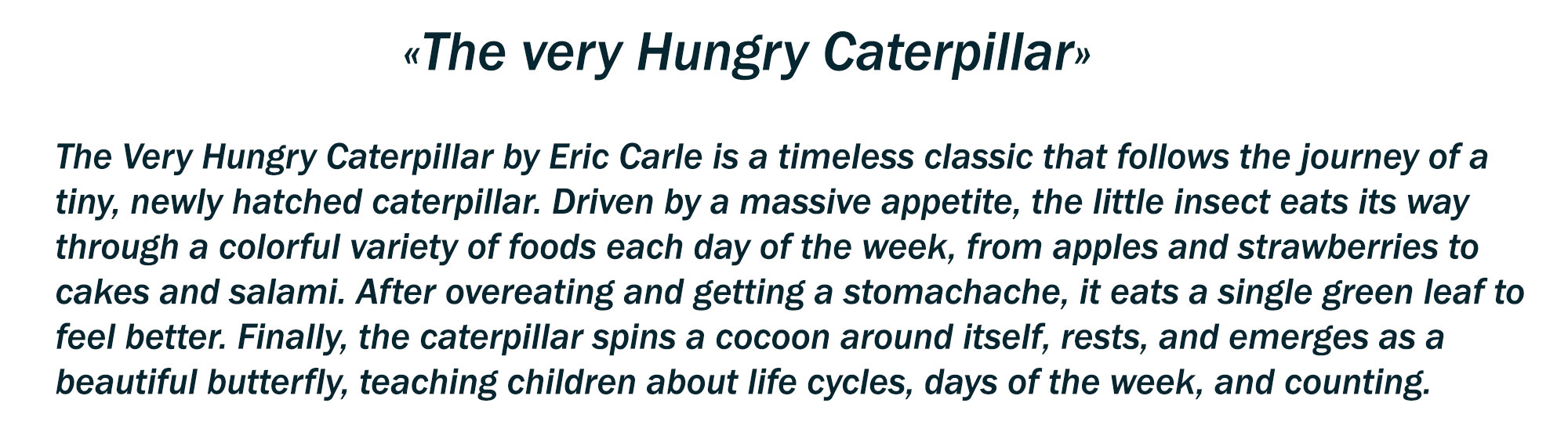 «The Very Hungry Caterpillar» Children book — Изображение №2 — Иллюстрация на Dprofile