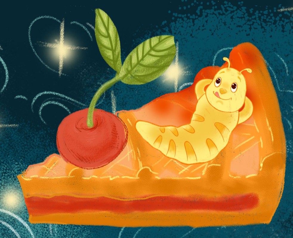 «The Very Hungry Caterpillar» Children book — Иллюстрация на Dprofile