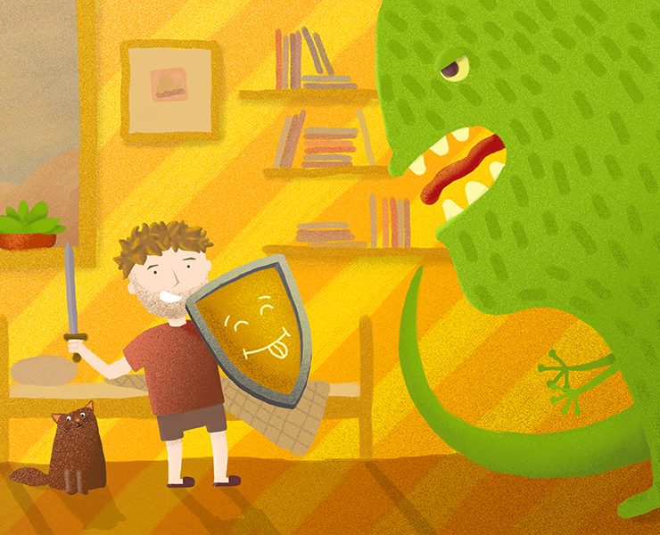 Корпоративные открытки — Иллюстрация, Графика на Dprofile