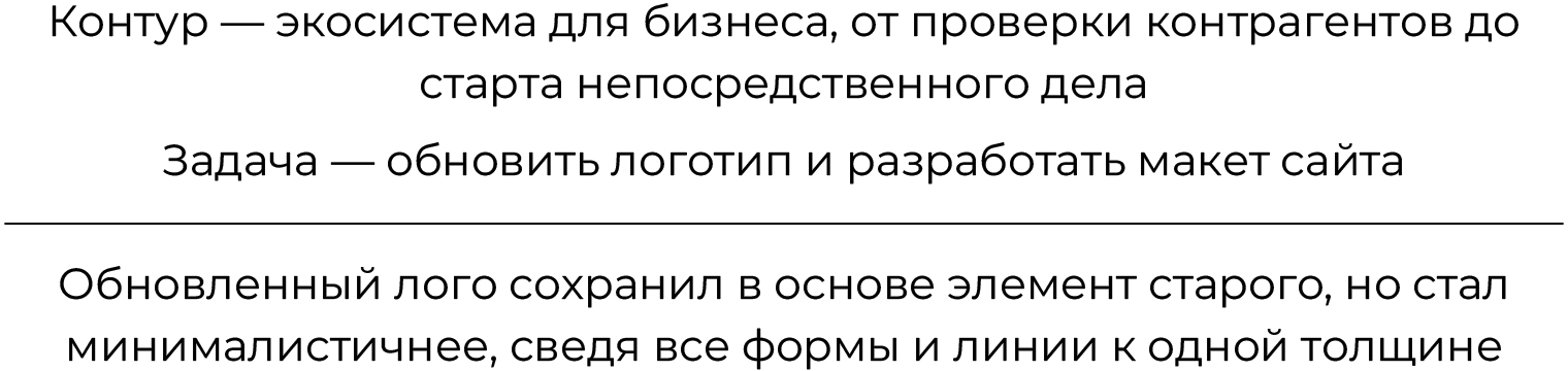 Контур | Лого и сайт (учебный проект) — Изображение №2 — Интерфейсы, Брендинг на Dprofile