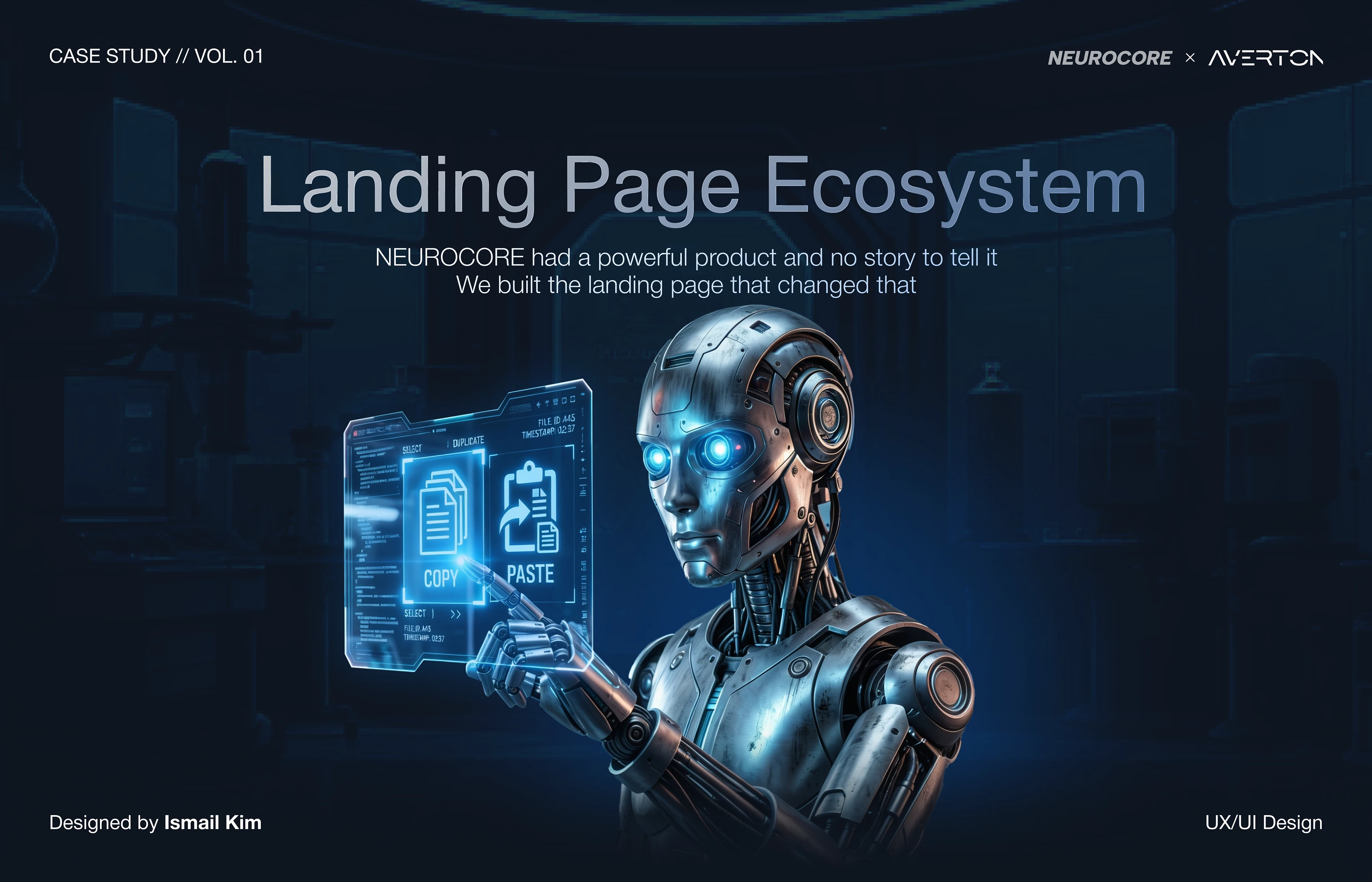 AI Workforce Landing Page - NEUROCORE — Изображение №1 — Интерфейсы, Нейро на Dprofile