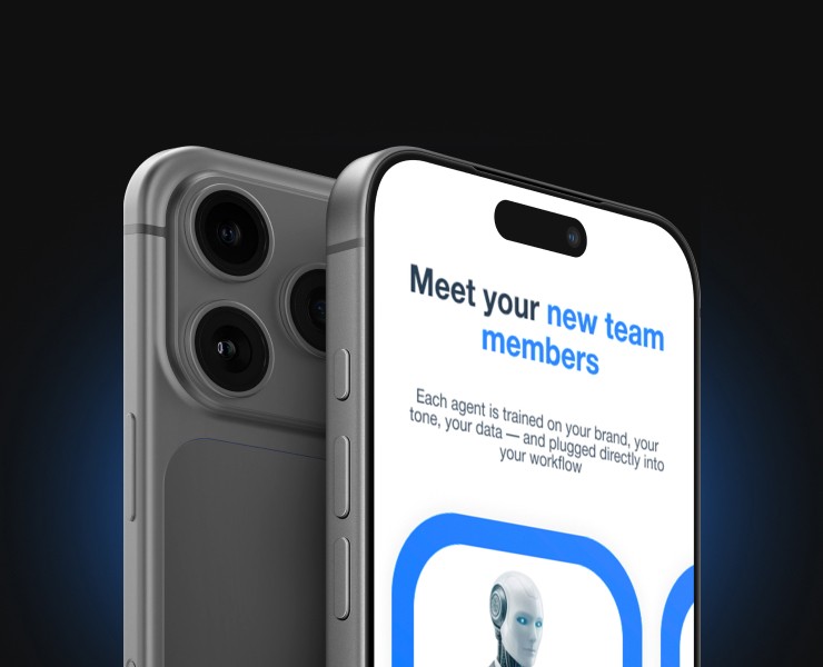 AI Workforce Landing Page - NEUROCORE — Интерфейсы, Нейро на Dprofile