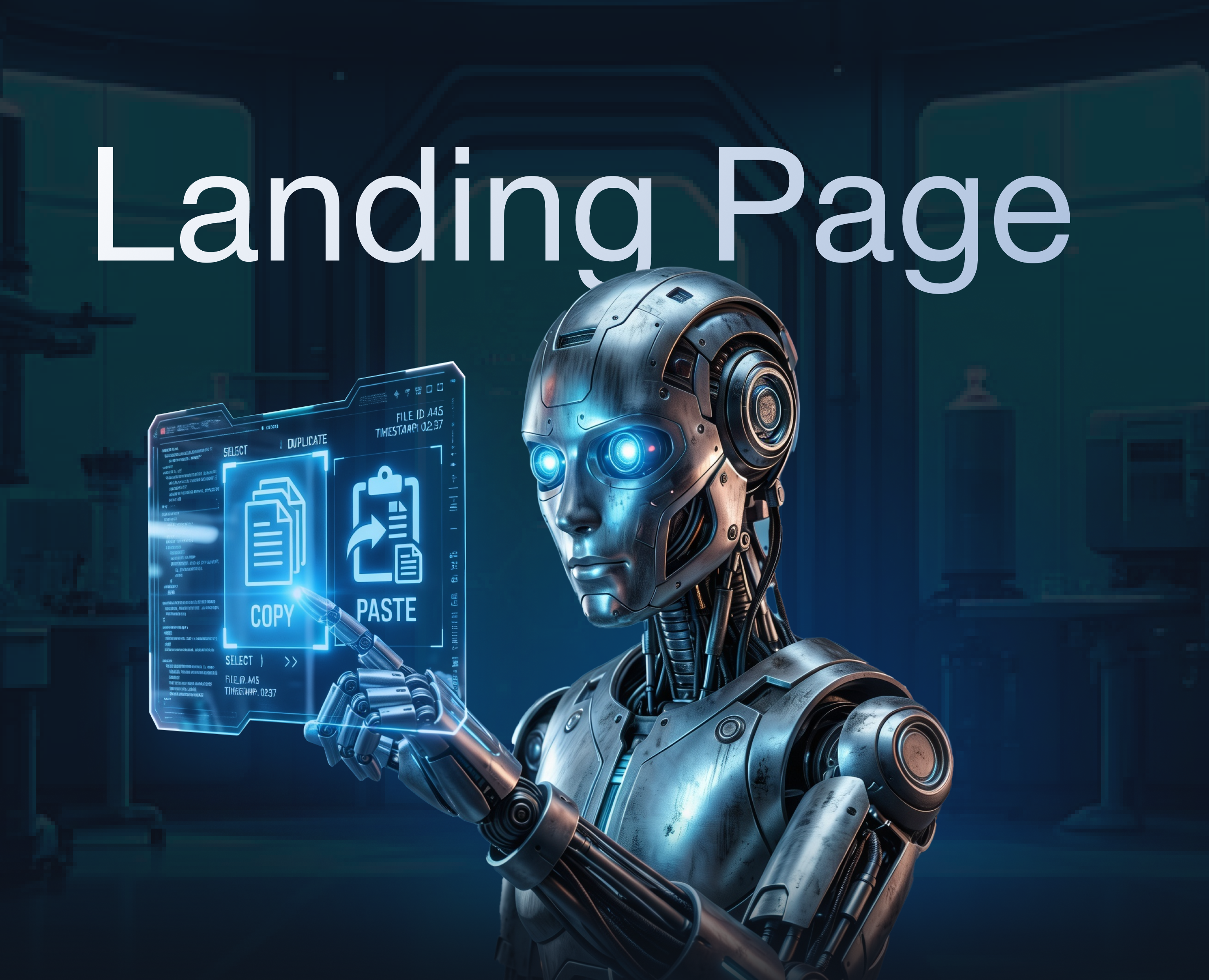 AI Workforce Landing Page - NEUROCORE — Интерфейсы, Нейро на Dprofile