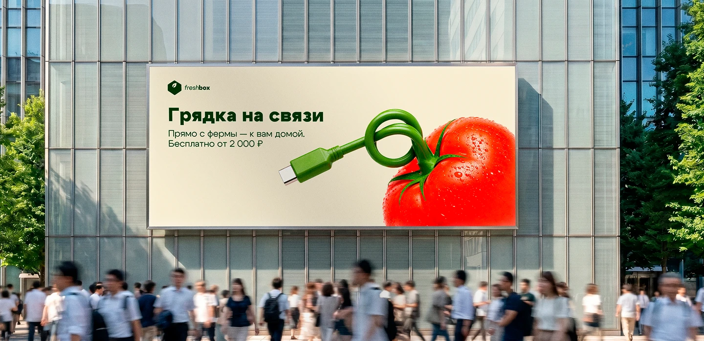 Цифровые баннеры для FreshBox — Изображение №1 — Интерфейсы, Маркетинг на Dprofile
