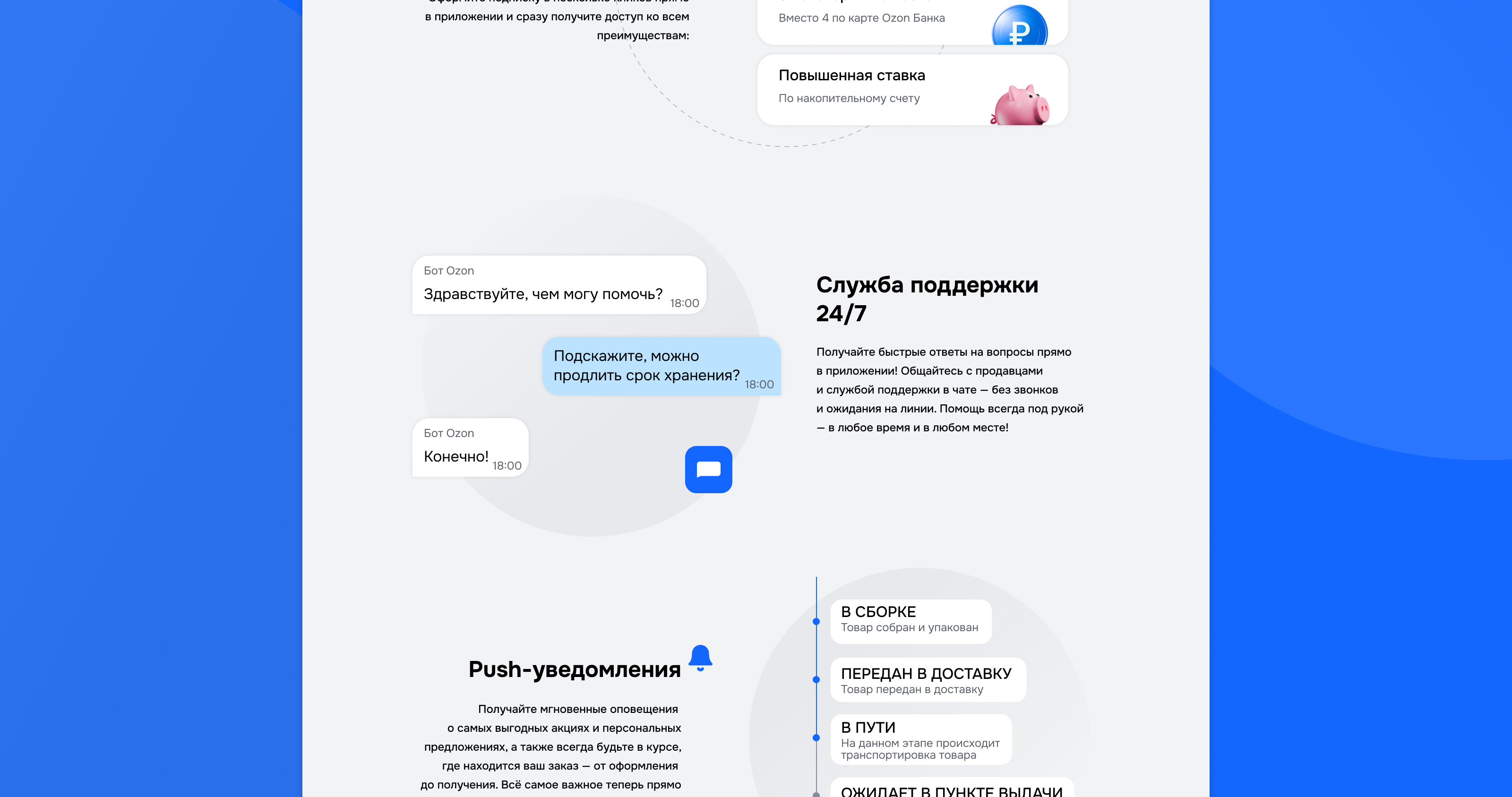 OZON. Редизайн промостраницы мобильного приложение — Изображение №8 — Интерфейсы на Dprofile