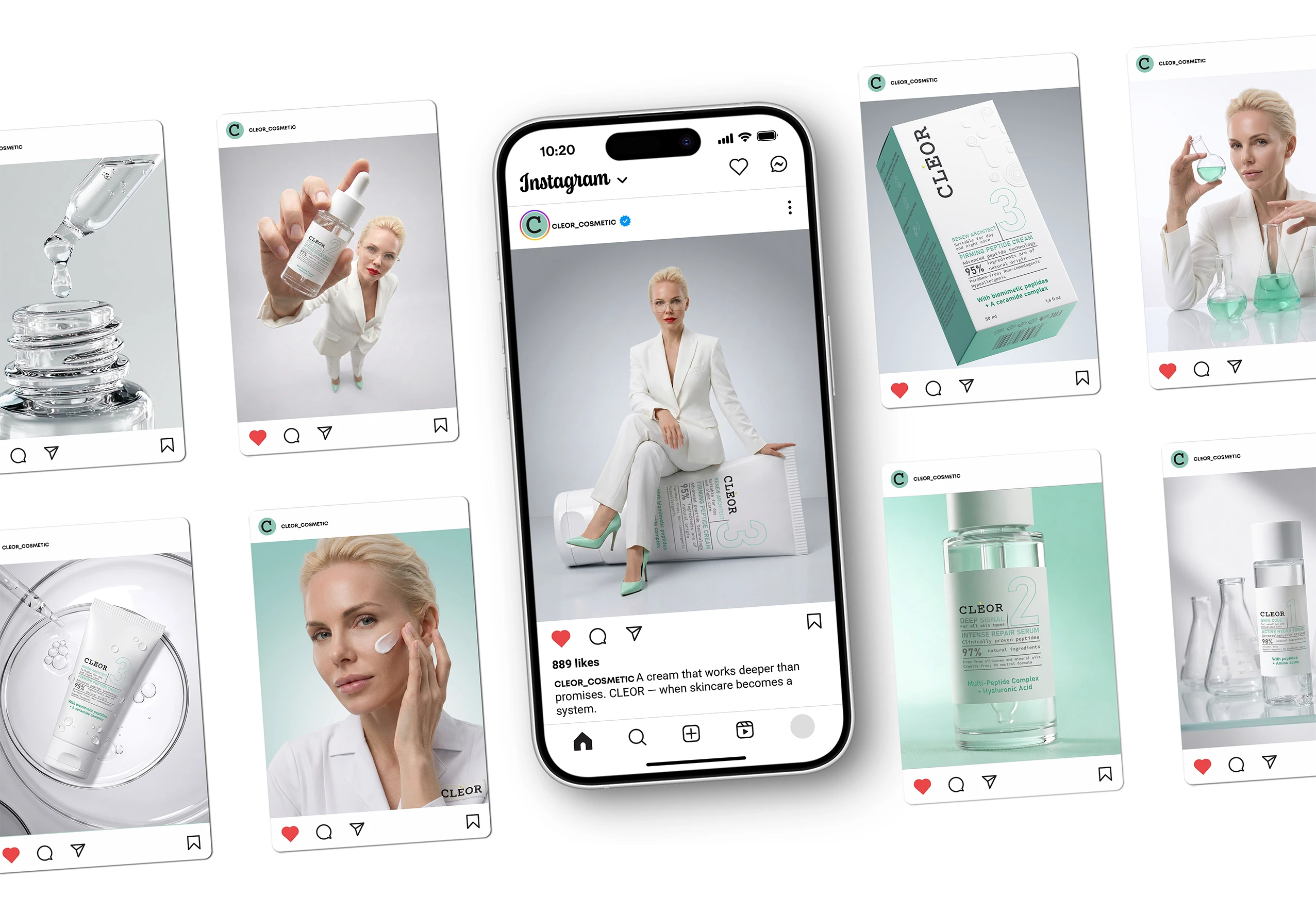 Cleor сosmetics (packaging design) — Изображение №15 — Интерфейсы, Брендинг на Dprofile