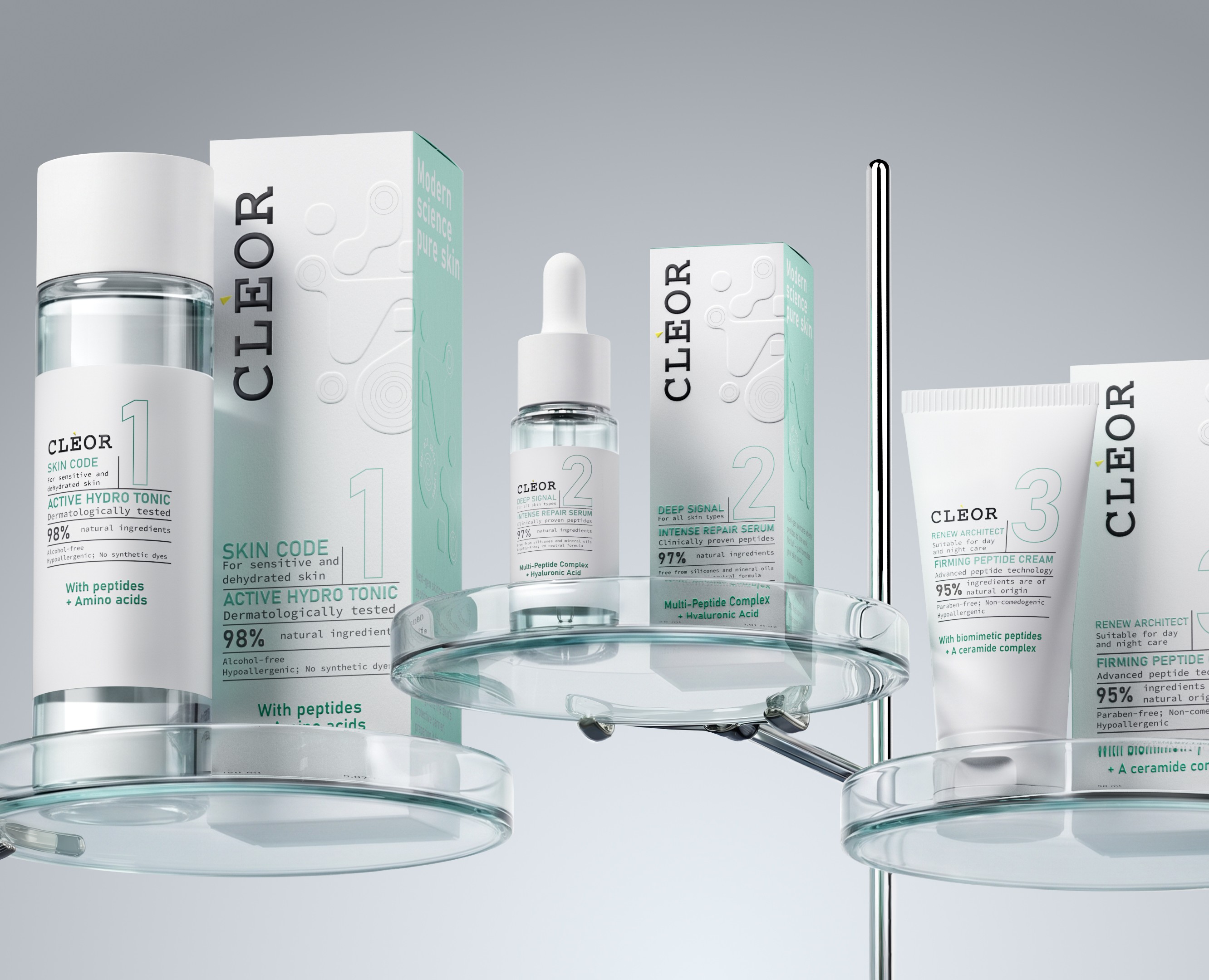 Cleor сosmetics (packaging design) — Интерфейсы, Брендинг на Dprofile