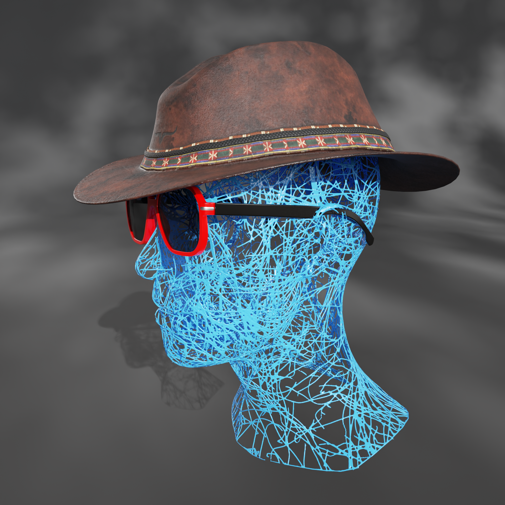 Wire Mannequin | Headwear & Eyewear — Изображение №19 — 3D, Анимация на Dprofile