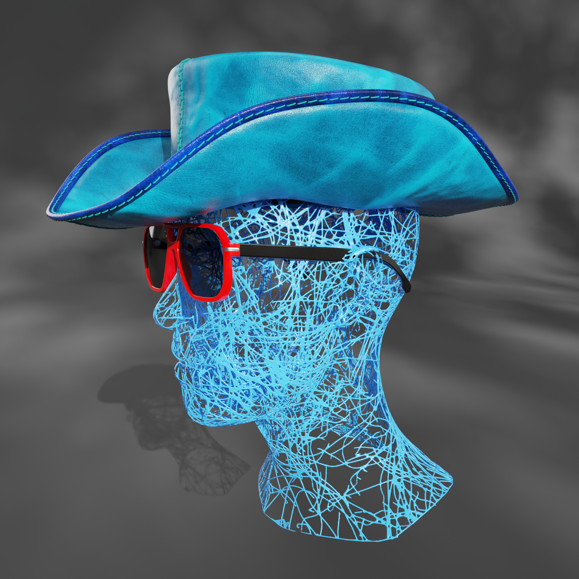 Wire Mannequin | Headwear & Eyewear — Изображение №7 — 3D, Анимация на Dprofile
