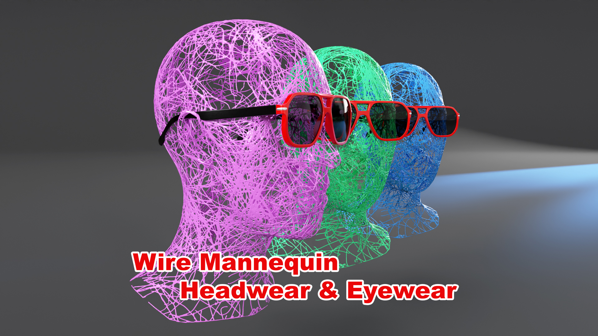 Wire Mannequin | Headwear & Eyewear — Изображение №6 — 3D, Промдизайн на Dprofile
