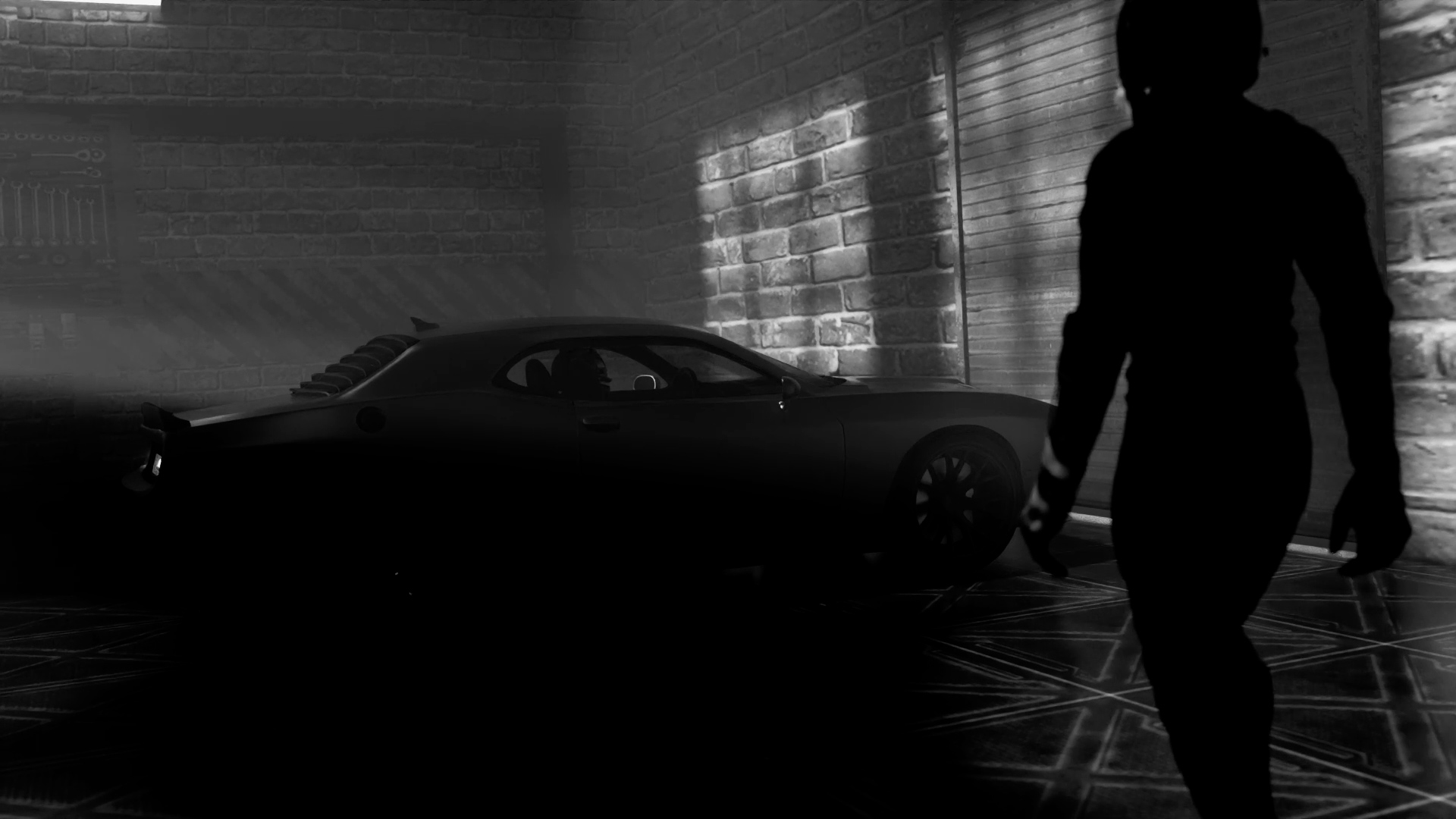 DODGE CHALLENGER. BLACK AND WHITE. — Изображение №7 — 3D, Анимация на Dprofile