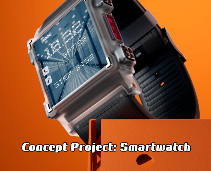 Concept Project: Smartwatch — 3D, Промдизайн на Dprofile
