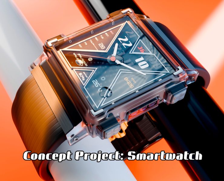 Concept Project: Smartwatch — 3D, Промдизайн на Dprofile