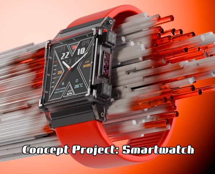 Concept Project: Smartwatch — 3D, Промдизайн на Dprofile