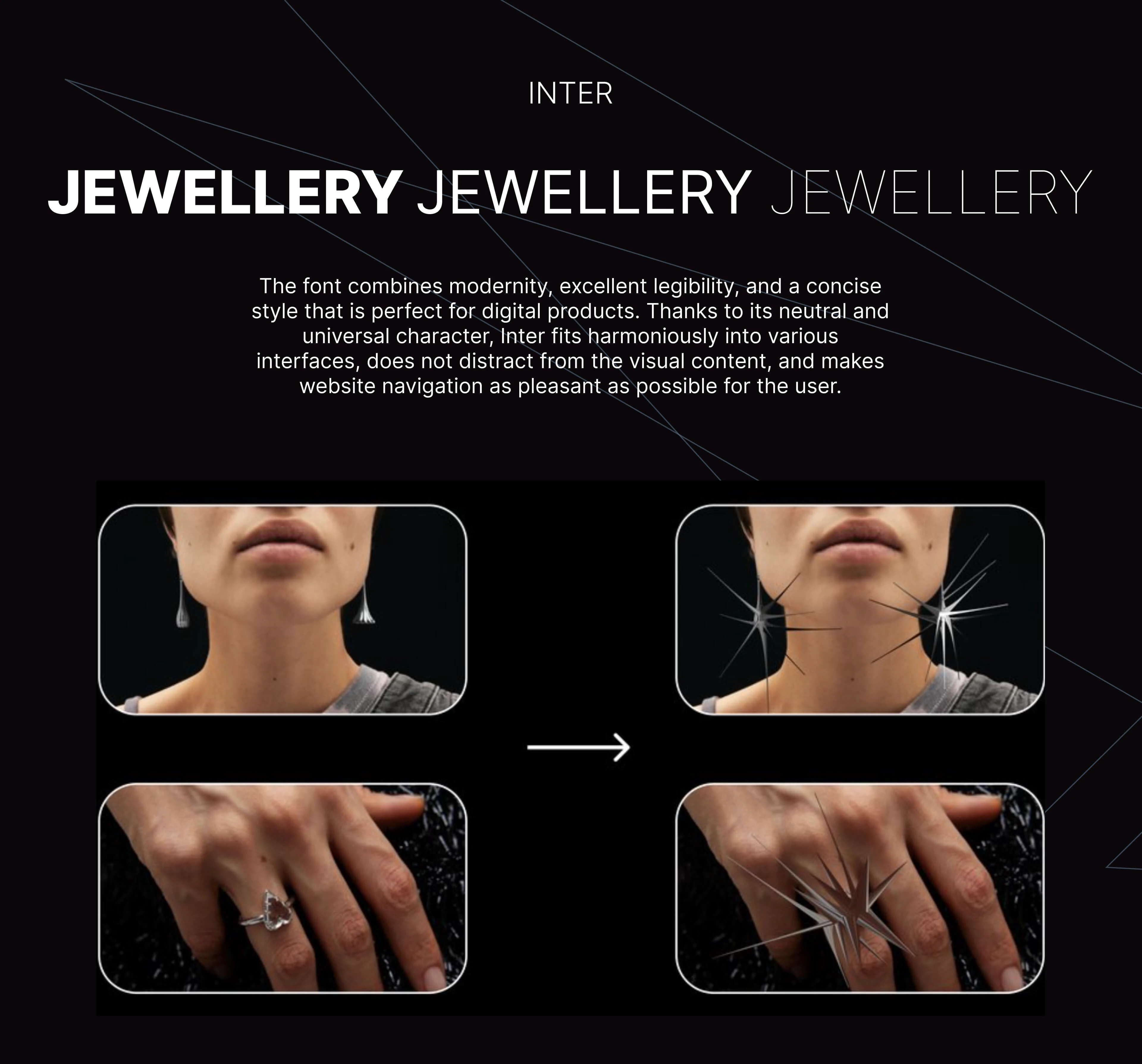 JEWELLERY|website for a store — Изображение №6 — Интерфейсы на Dprofile