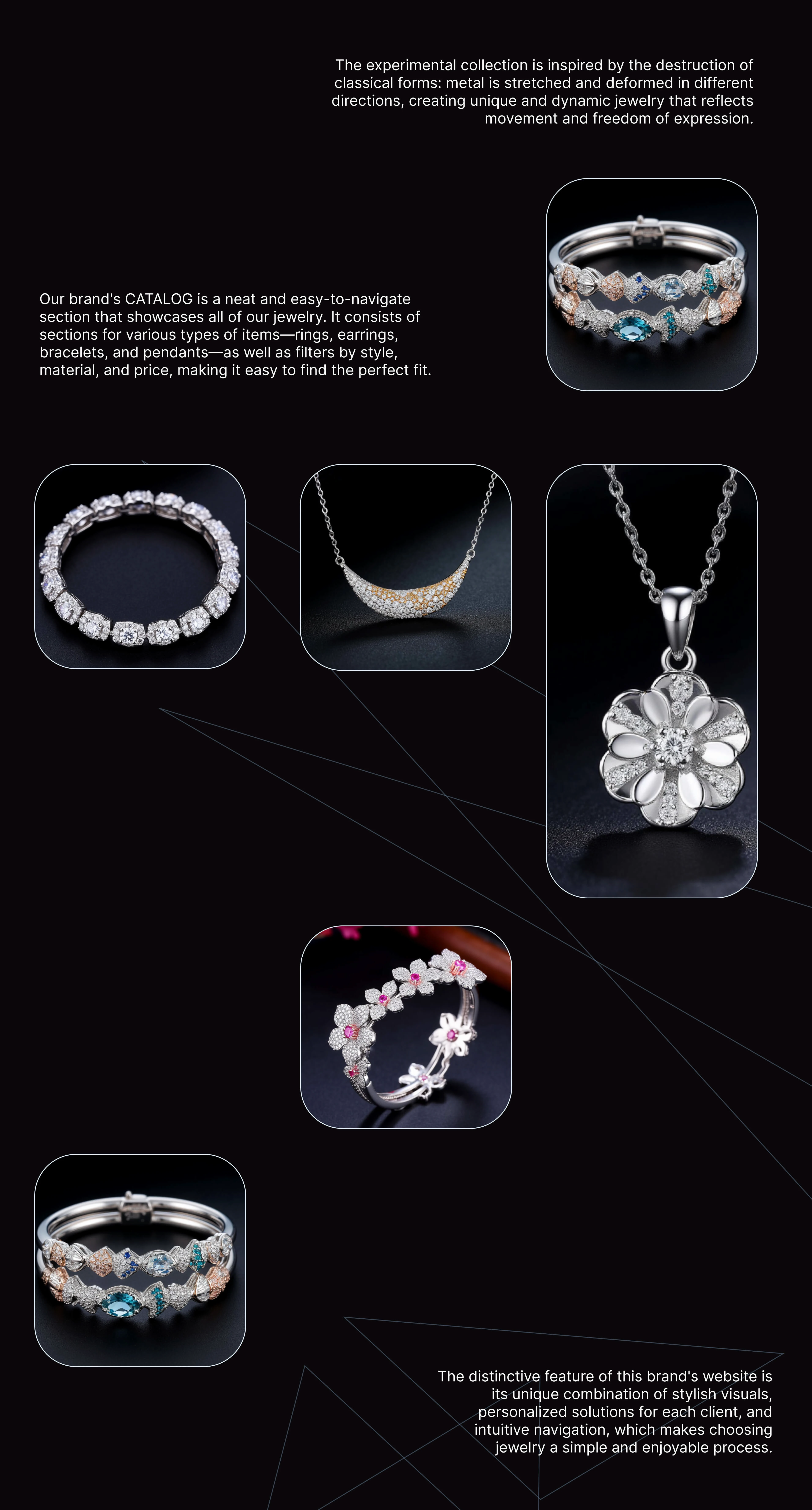 JEWELLERY|website for a store — Изображение №7 — Интерфейсы на Dprofile