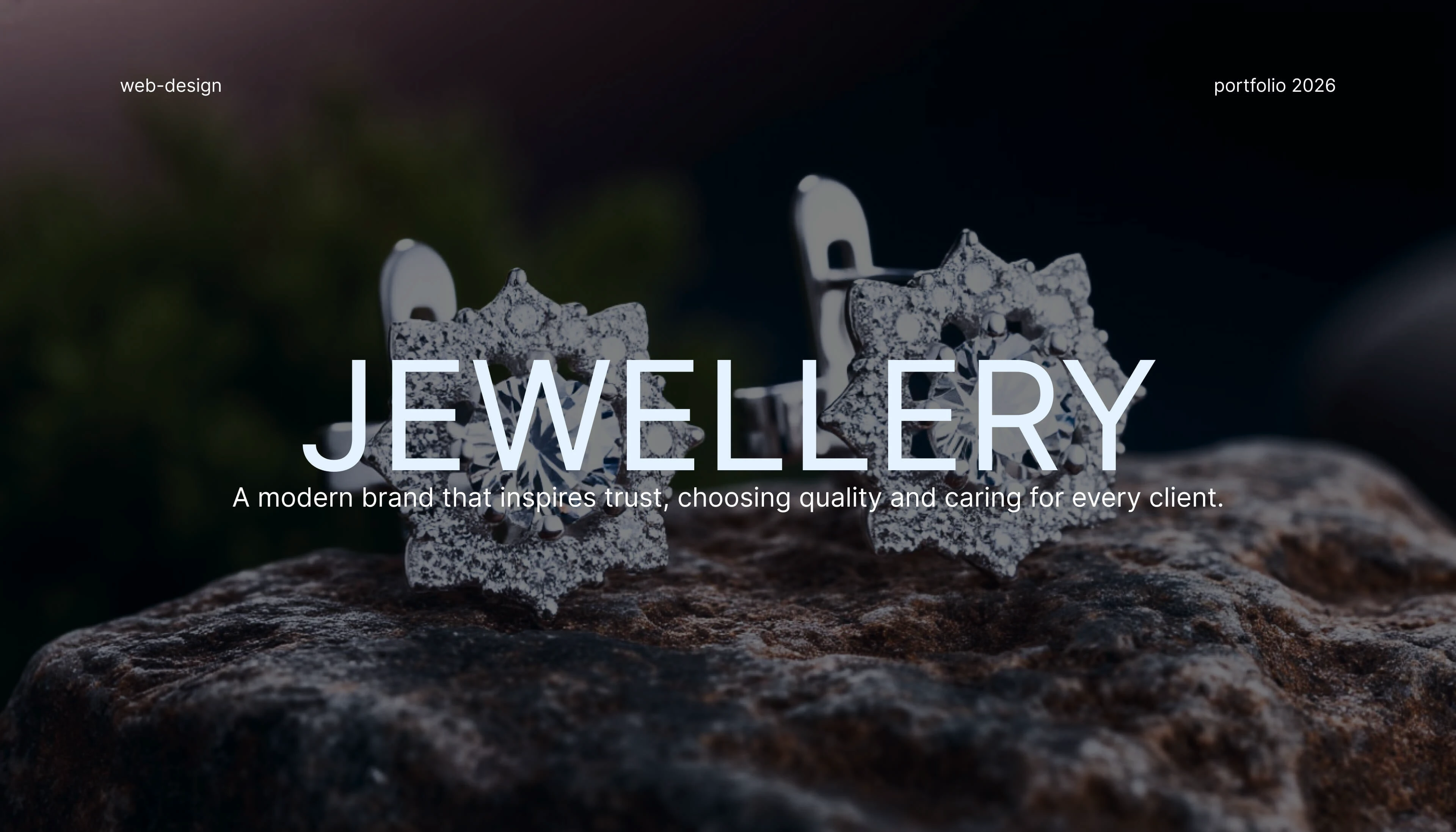 JEWELLERY|website for a store — Изображение №1 — Интерфейсы на Dprofile