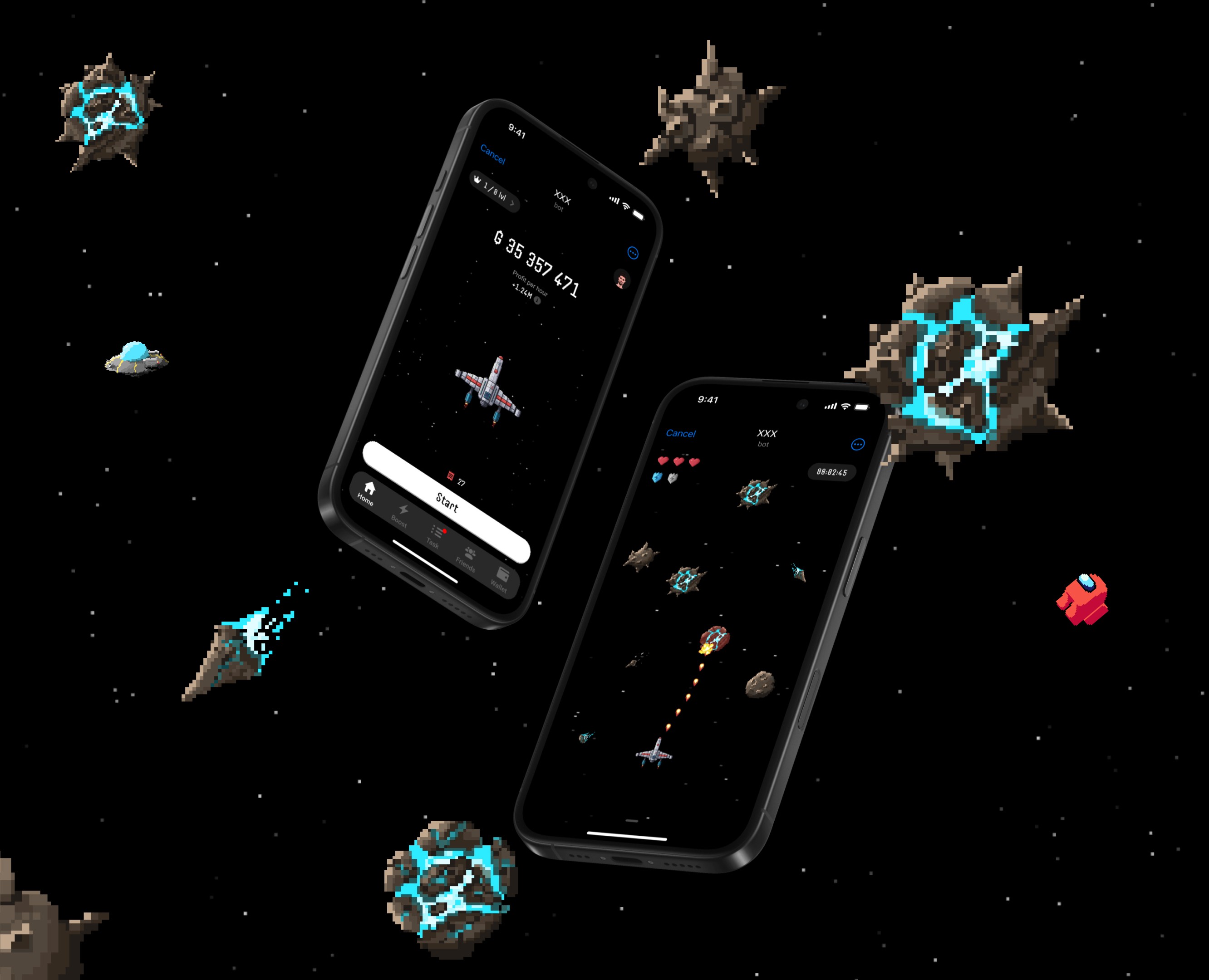 Дизайн игры в Telegram «XXX» — Интерфейсы на Dprofile