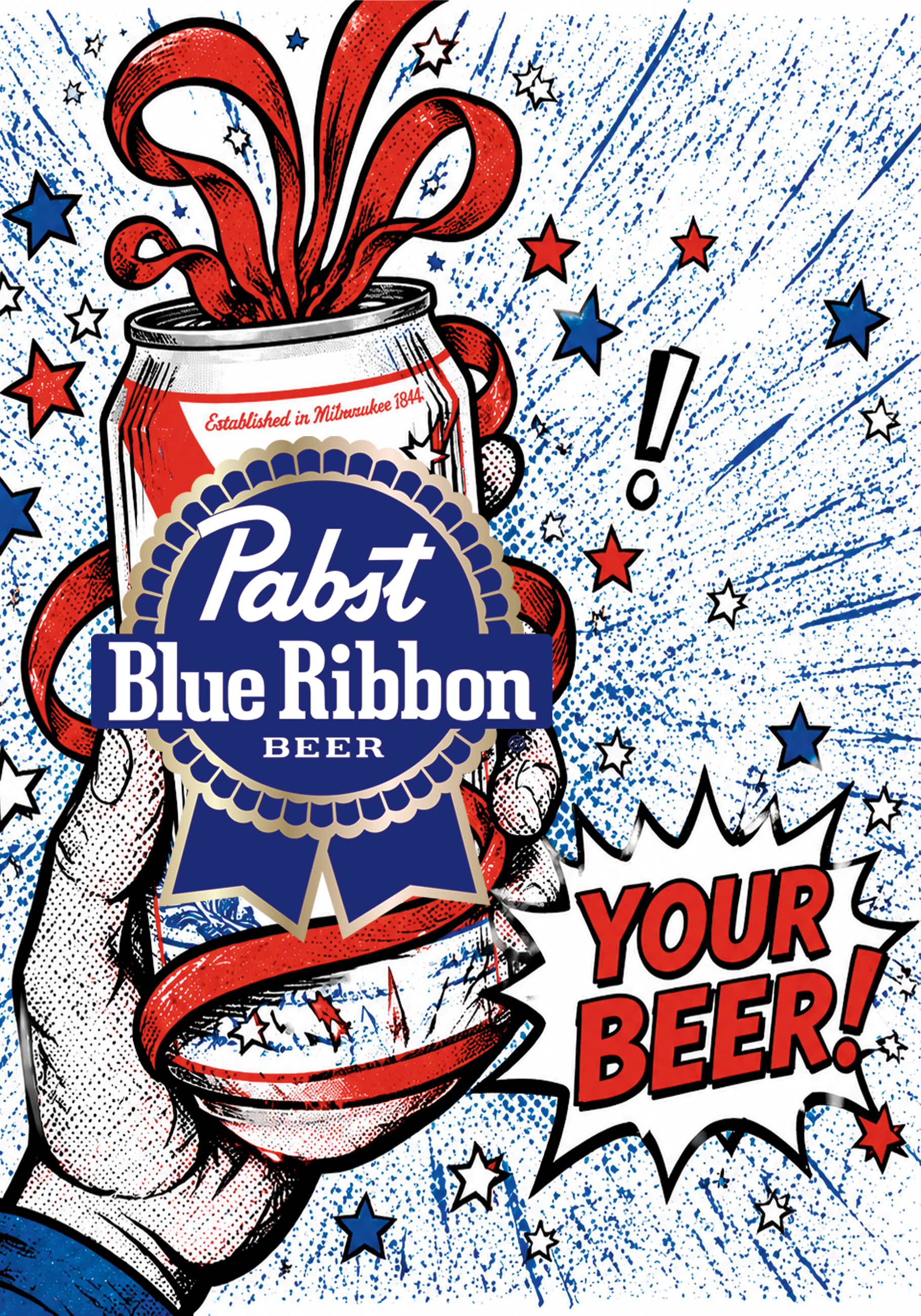 Промо-иллюстрация для пива Pabst — Изображение №8 — Брендинг, Иллюстрация на Dprofile