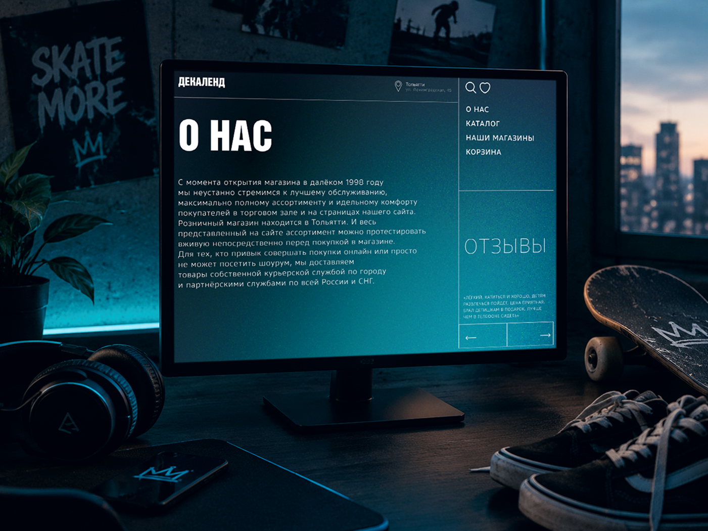 Интернет-магазин скейтбордов и аксессуаров к ним — Изображение №12 — Интерфейсы на Dprofile