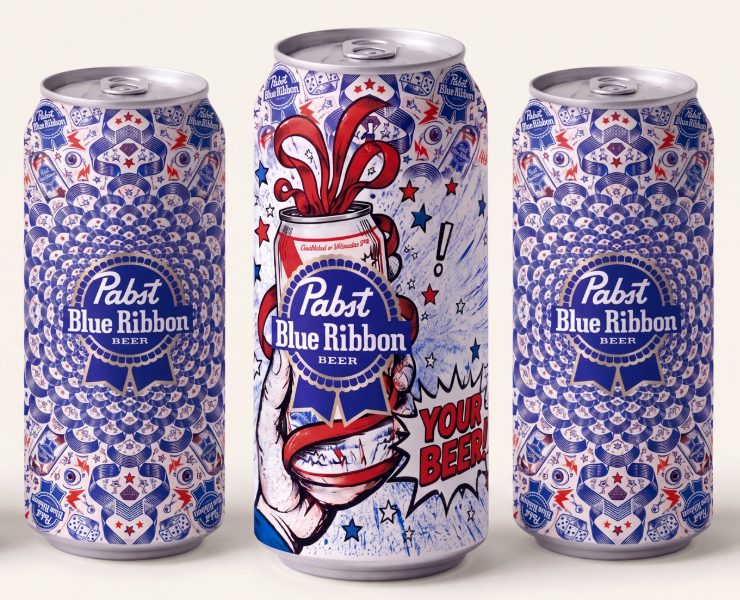 Промо-иллюстрация для пива Pabst — Брендинг, Иллюстрация на Dprofile