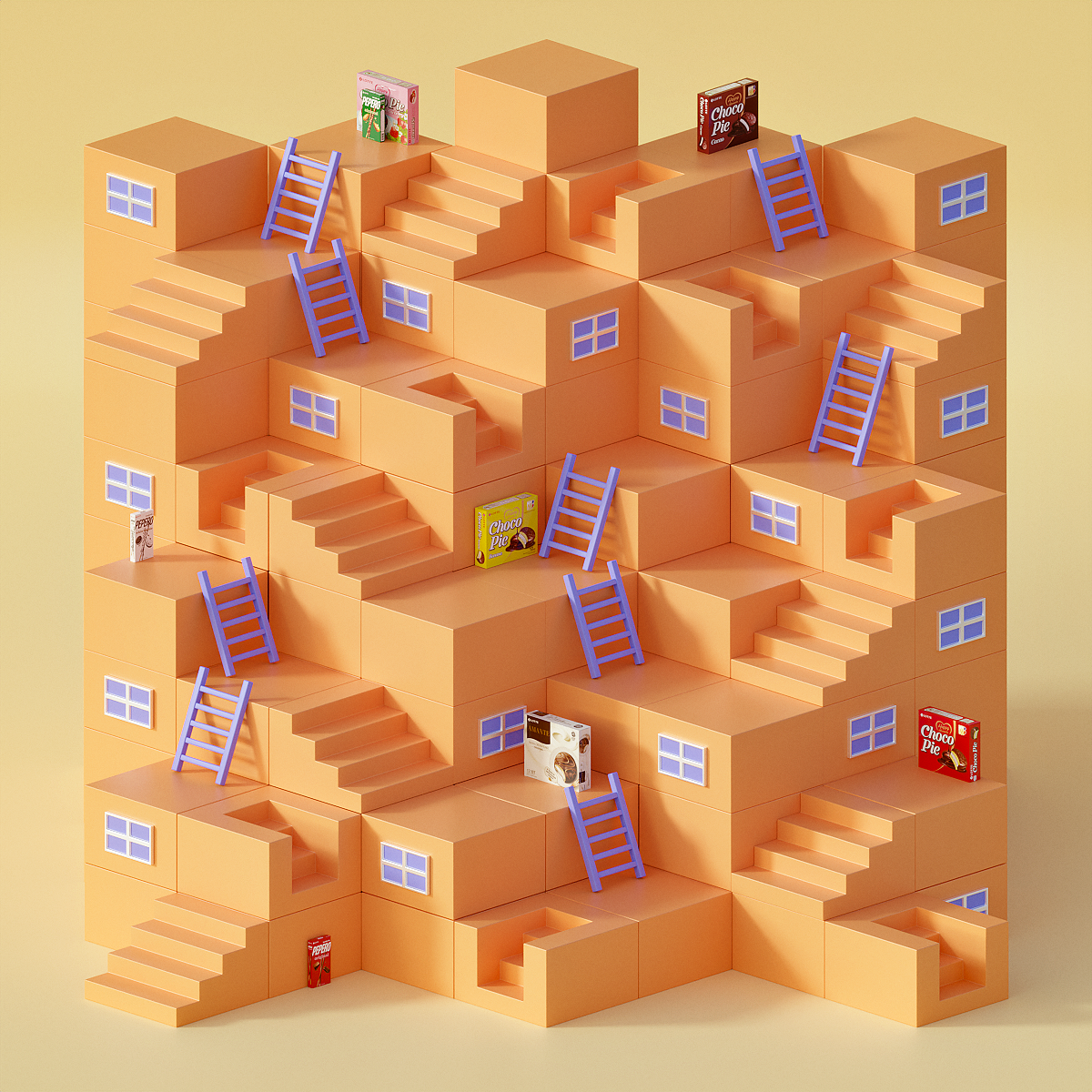 Компания Lotte. Баннеры. 3D. Ретушь — Изображение №24 — Графика, 3D на Dprofile