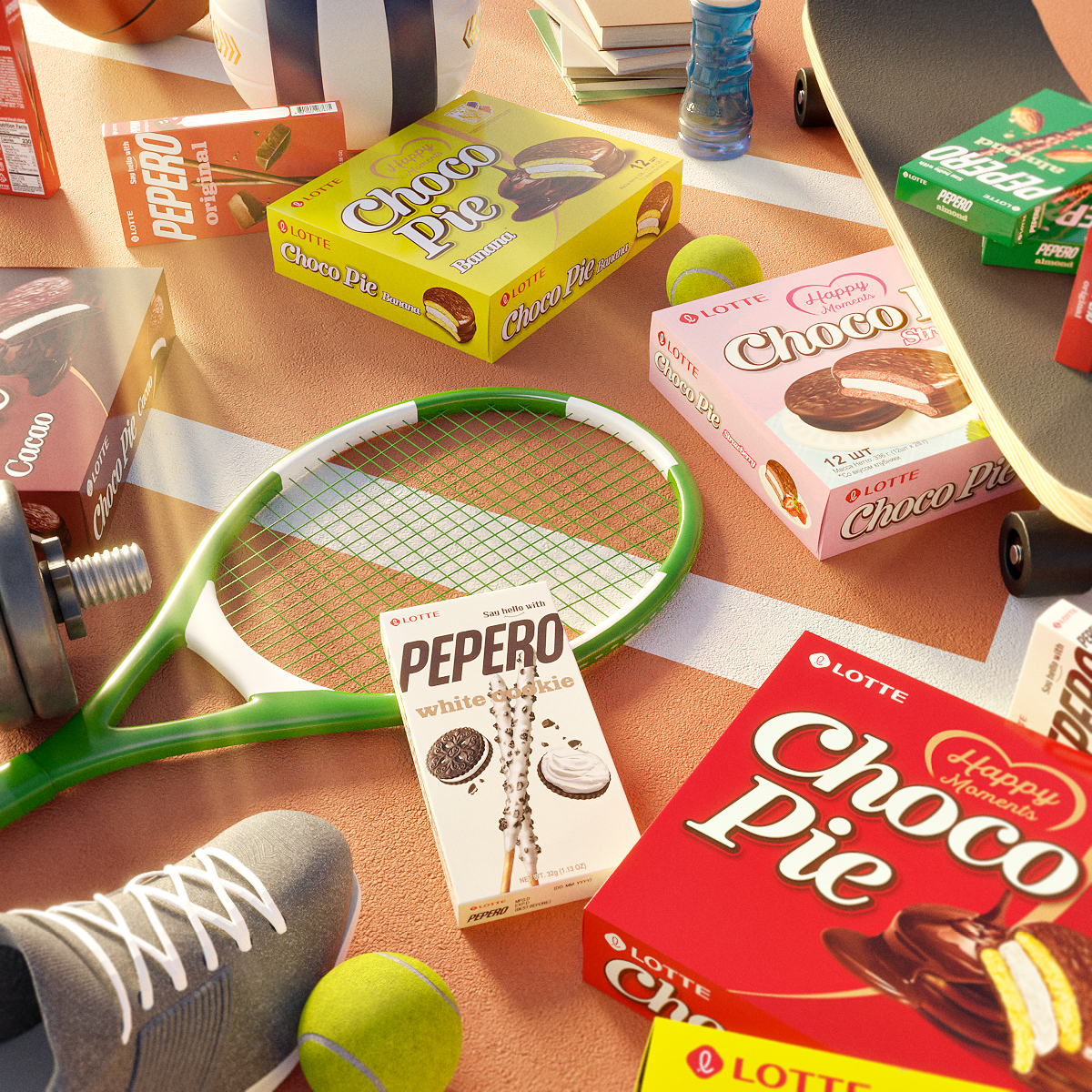 Компания Lotte. Баннеры. 3D. Ретушь — Изображение №74 — Графика, 3D на Dprofile