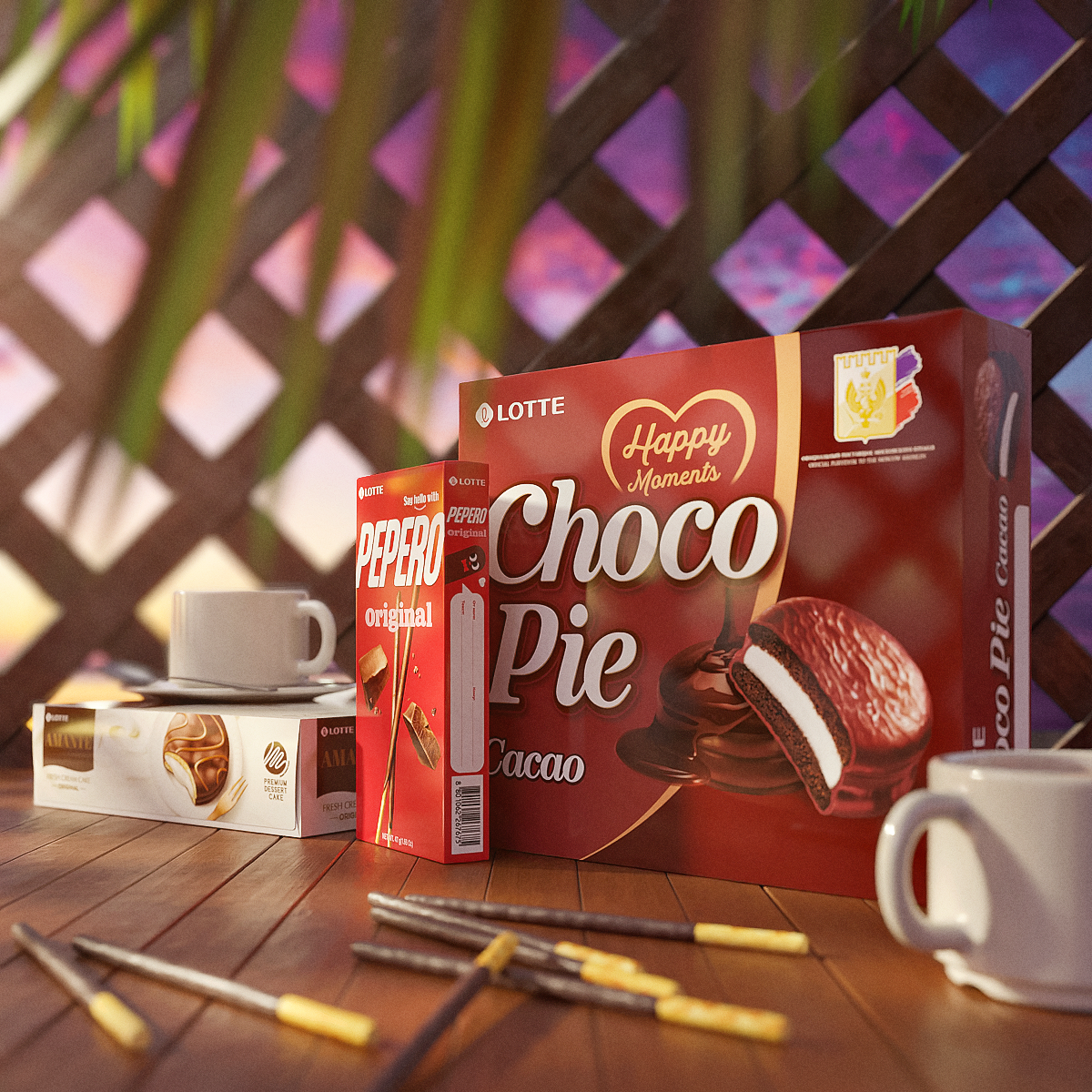 Компания Lotte. Баннеры. 3D. Ретушь — Изображение №35 — Графика, 3D на Dprofile