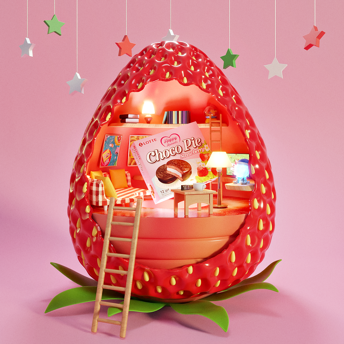 Компания Lotte. Баннеры. 3D. Ретушь — Изображение №16 — Графика, 3D на Dprofile