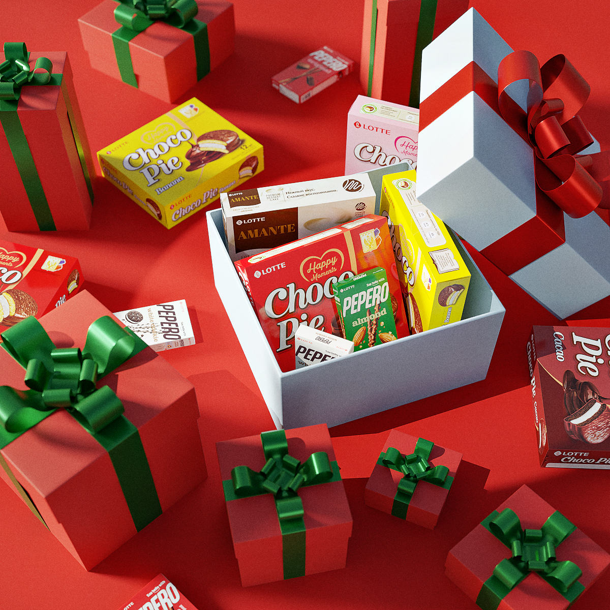 Компания Lotte. Баннеры. 3D. Ретушь — Изображение №12 — Графика, 3D на Dprofile
