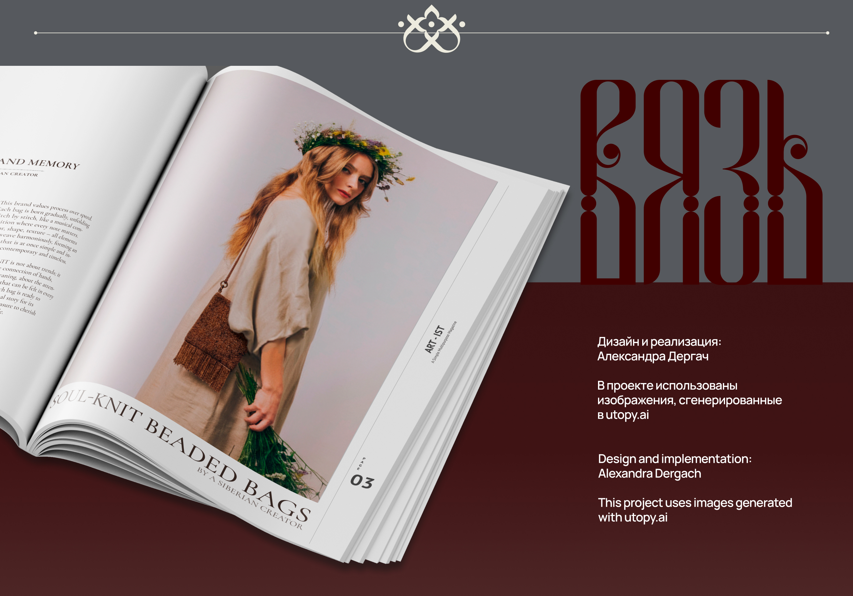 ВЯЗЬ | VYAZ | Brand Identity & Landing Page — Изображение №13 — Интерфейсы, Брендинг на Dprofile