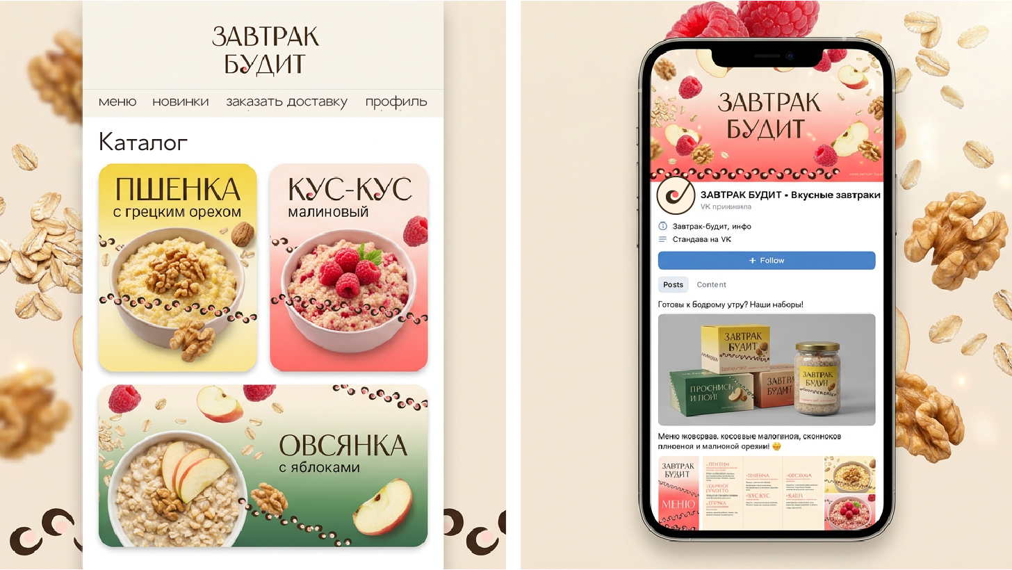 Брендинг ЗАВТРАК БУДИТ — Изображение №16 — Брендинг на Dprofile