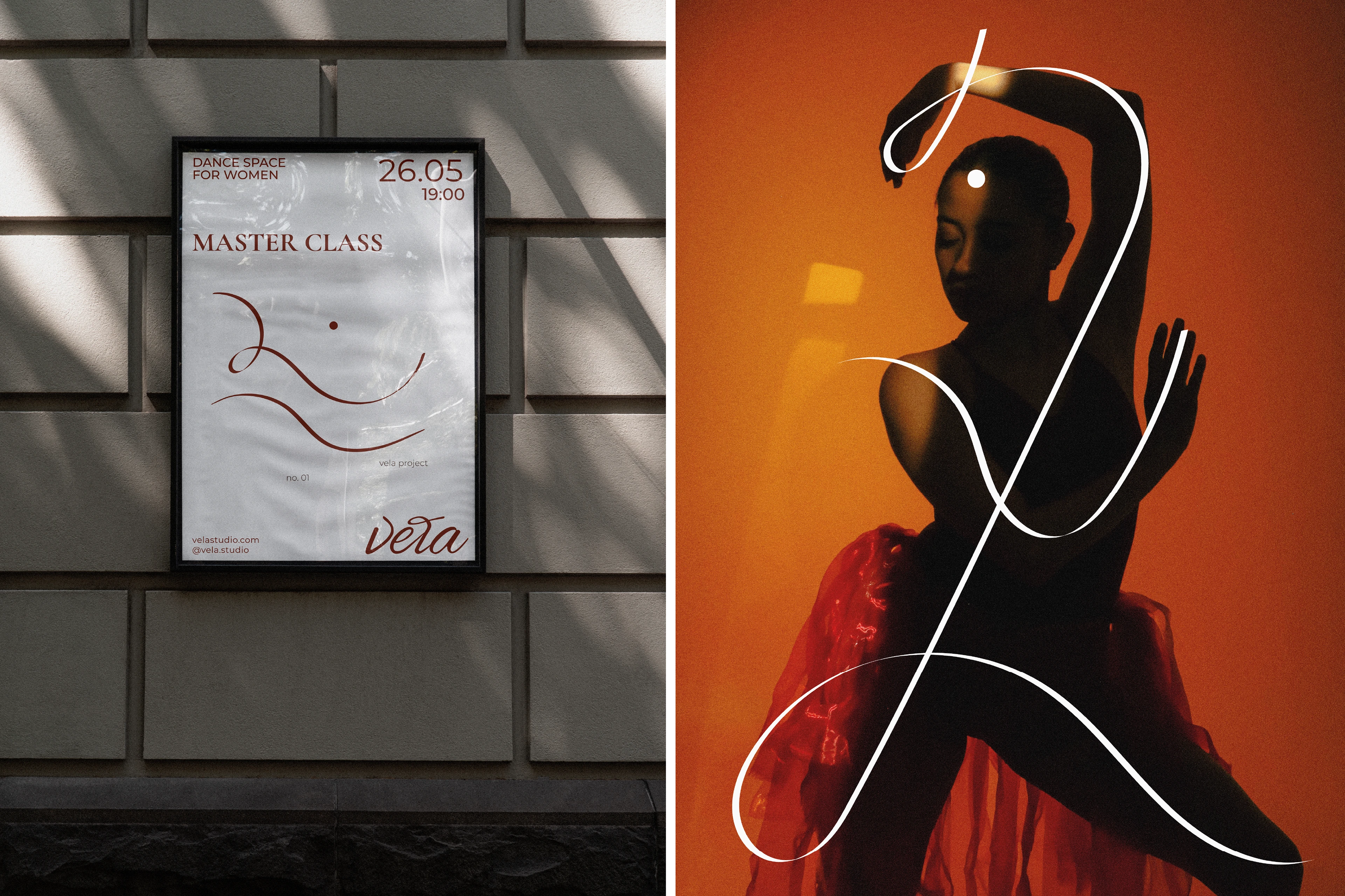 VELA /branding for dance studio/ visual identity — Изображение №9 — Брендинг на Dprofile