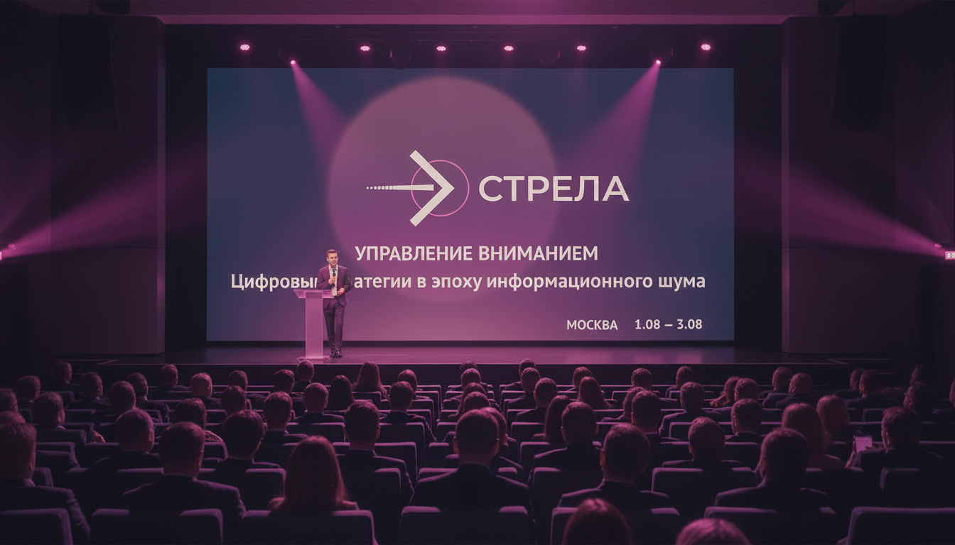 Айдентика, Digital conference — «СТРЕЛА» — Изображение №1 — Брендинг на Dprofile