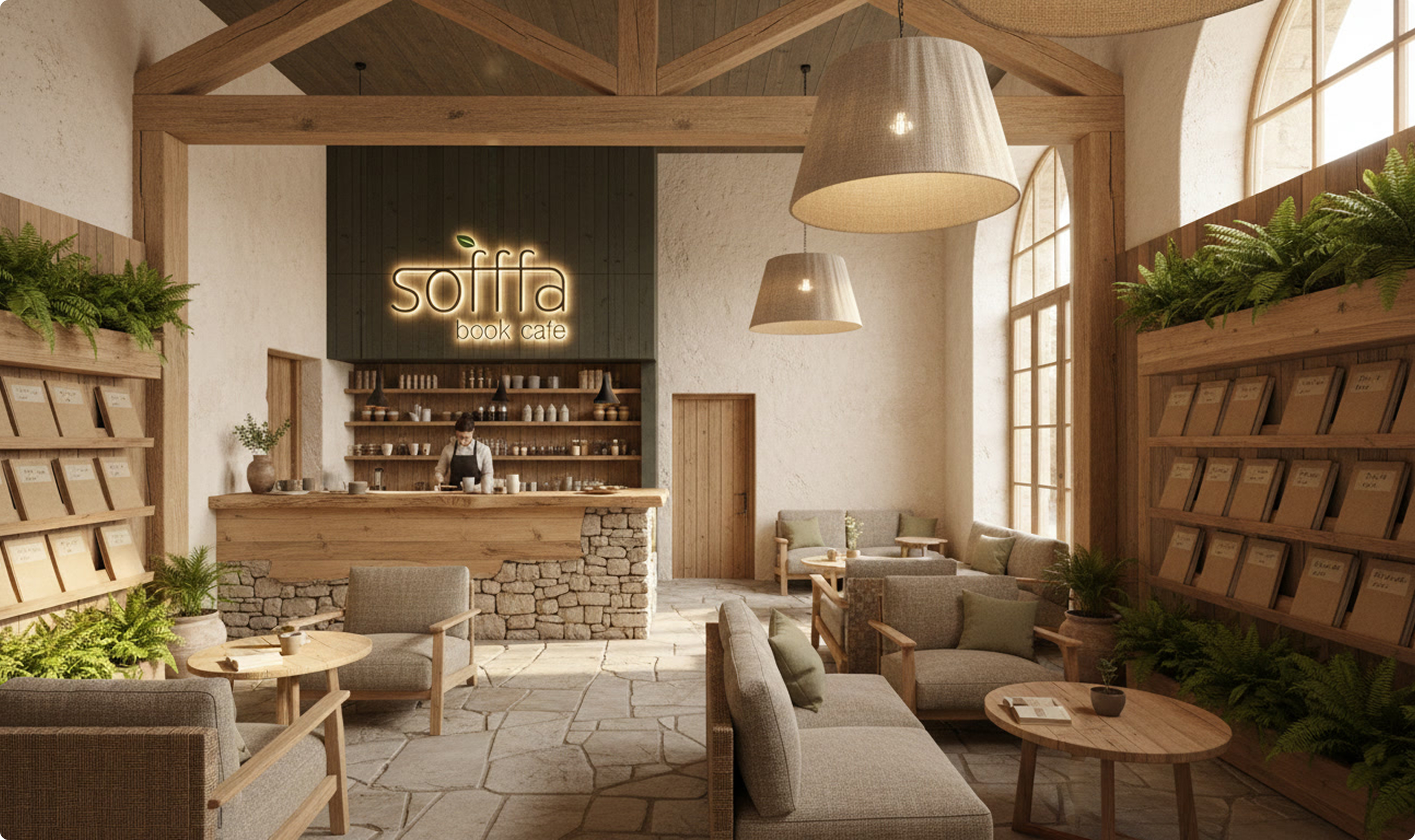 Айдентика Sofffa—book cafe — Изображение №4 — Брендинг на Dprofile