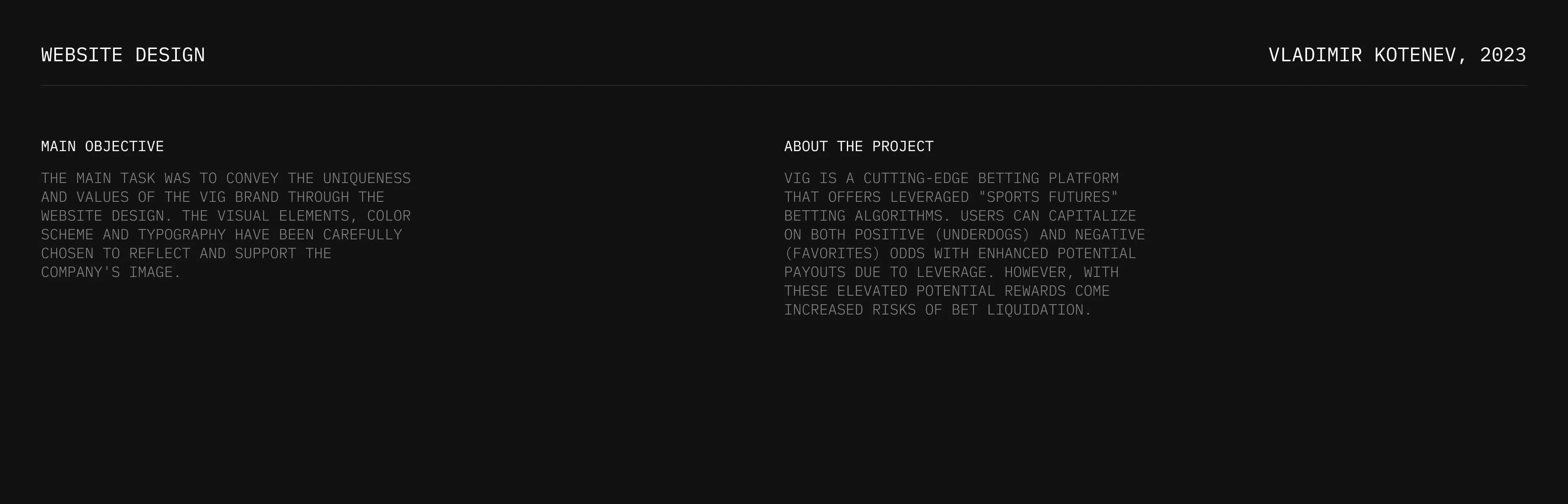 VIG — Изображение №1 — Интерфейсы на Dprofile
