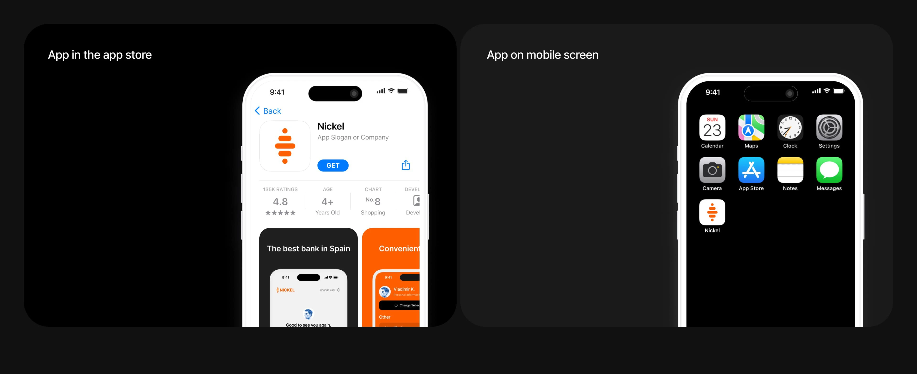 Nickel Bank App / Редизайн концепт — Изображение №4 — Интерфейсы на Dprofile