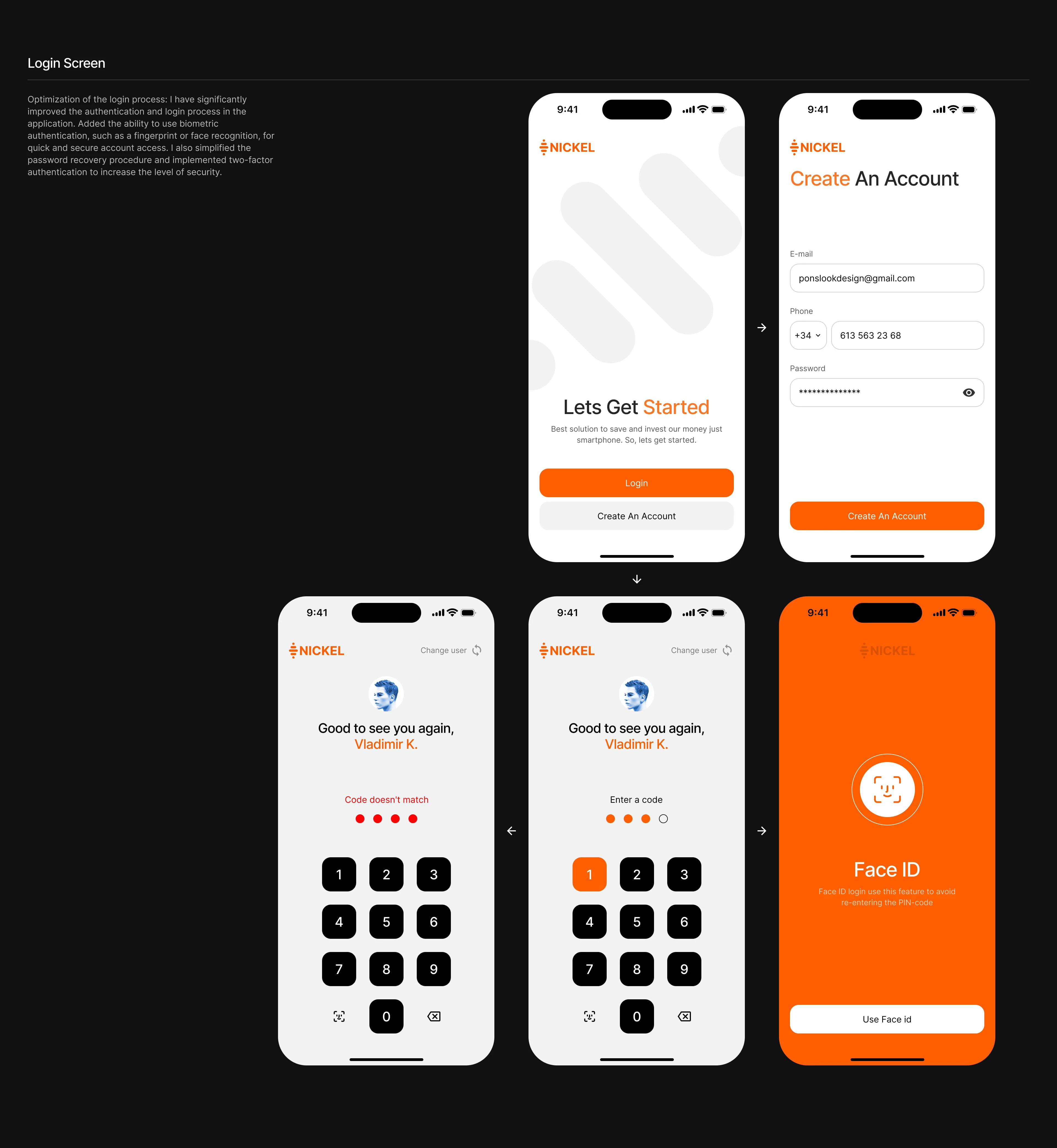 Nickel Bank App / Редизайн концепт — Изображение №5 — Интерфейсы на Dprofile