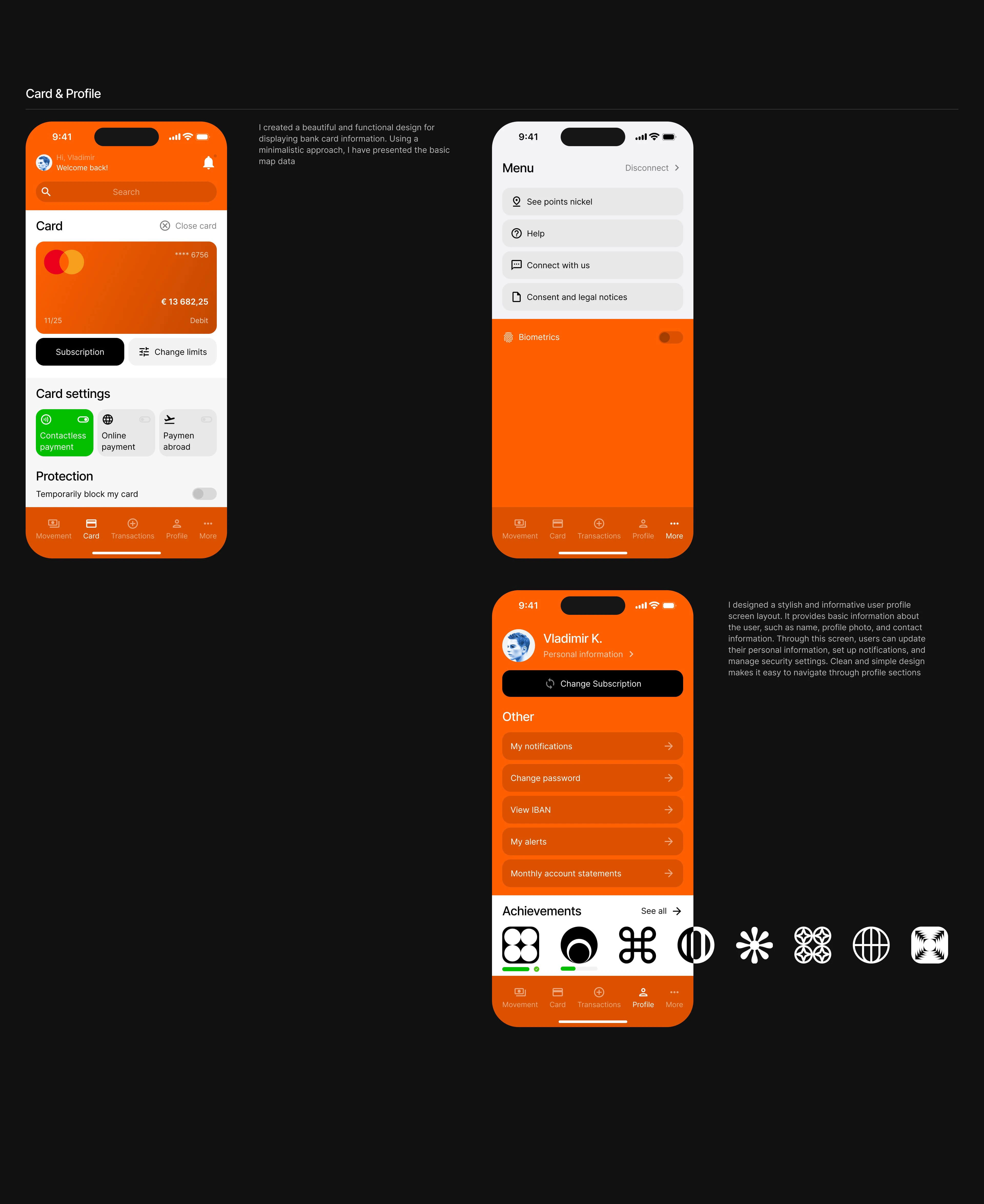 Nickel Bank App / Редизайн концепт — Изображение №9 — Интерфейсы на Dprofile