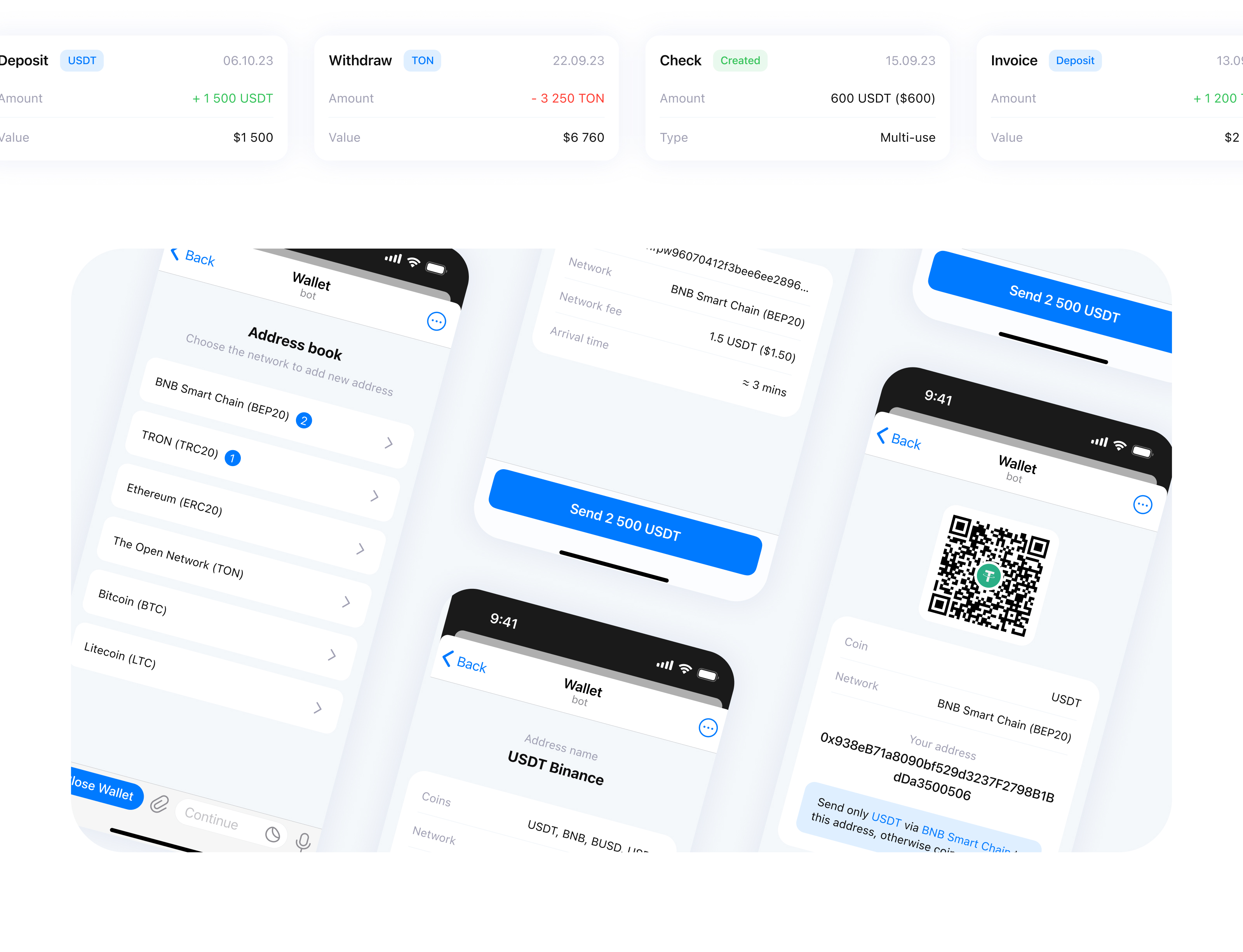 Telegram Web App Crypto Wallet (TWA) - UI/UX Case Study — Изображение №9 — Интерфейсы на Dprofile