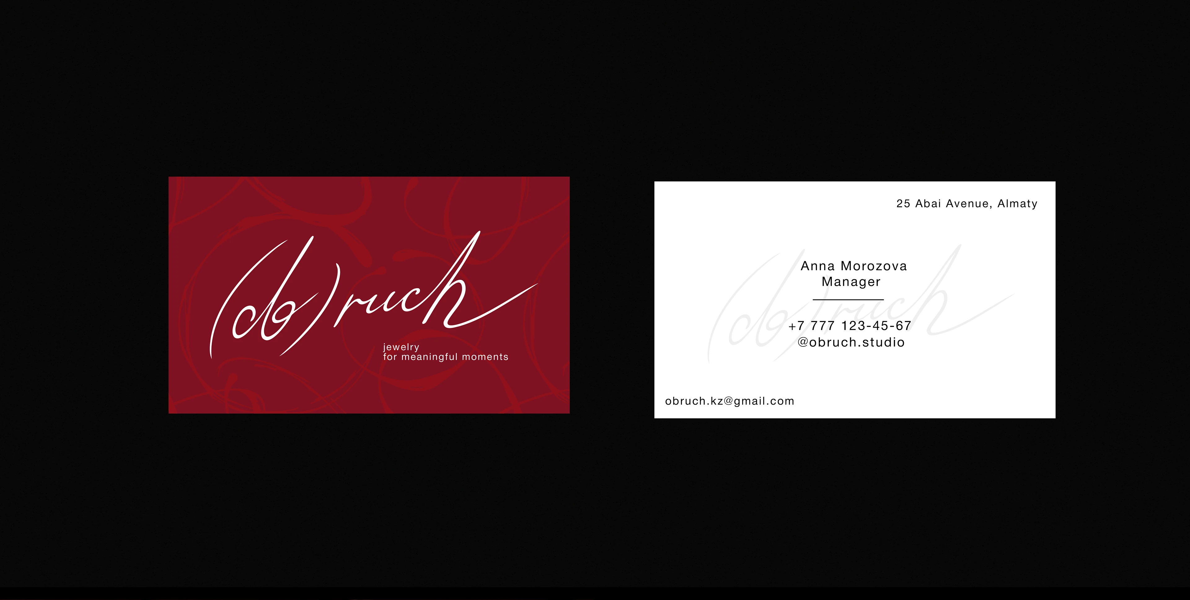 OBRUCH | identity for a jewelry brand — Изображение №5 — Брендинг на Dprofile
