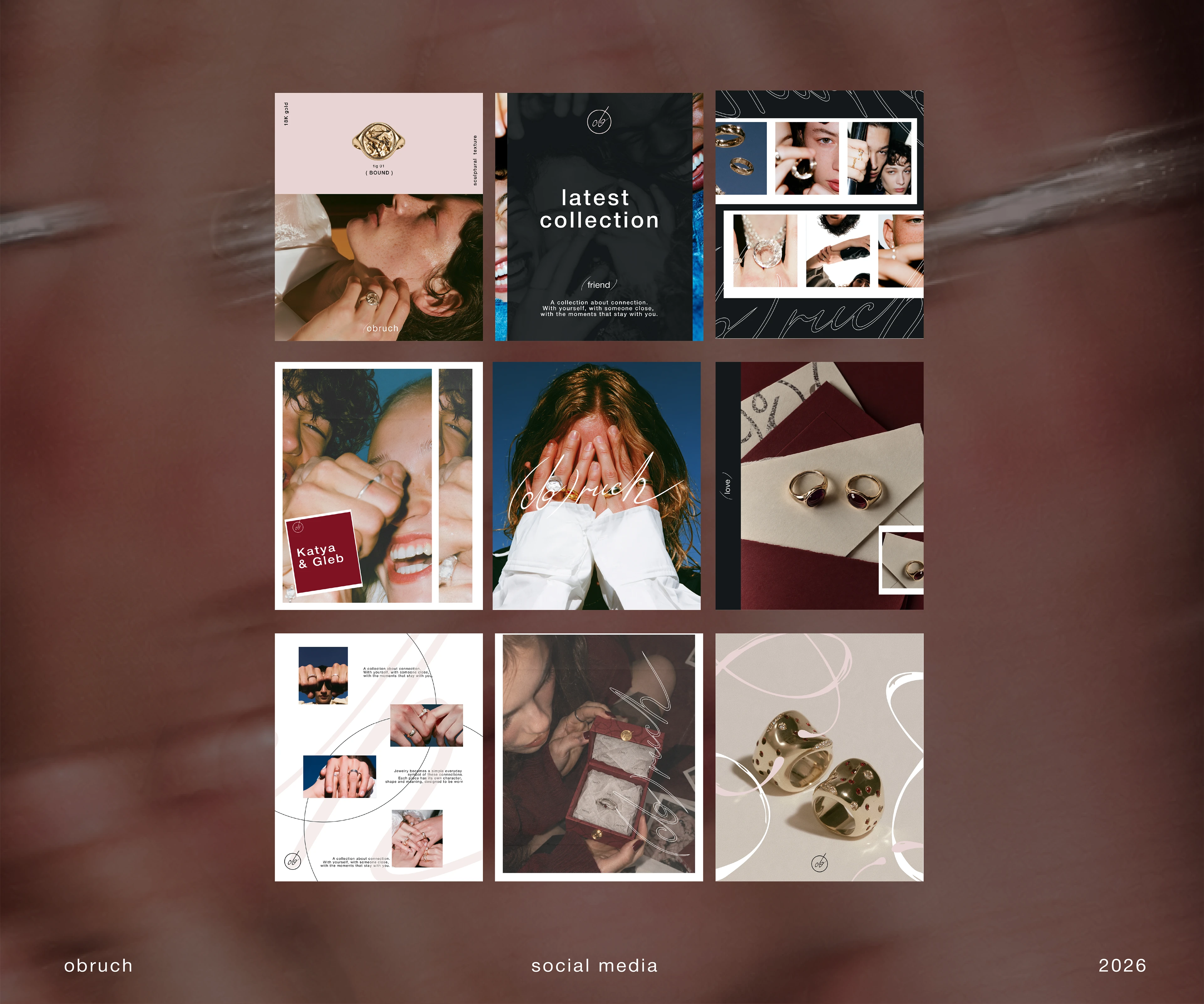 OBRUCH | identity for a jewelry brand — Изображение №12 — Брендинг на Dprofile