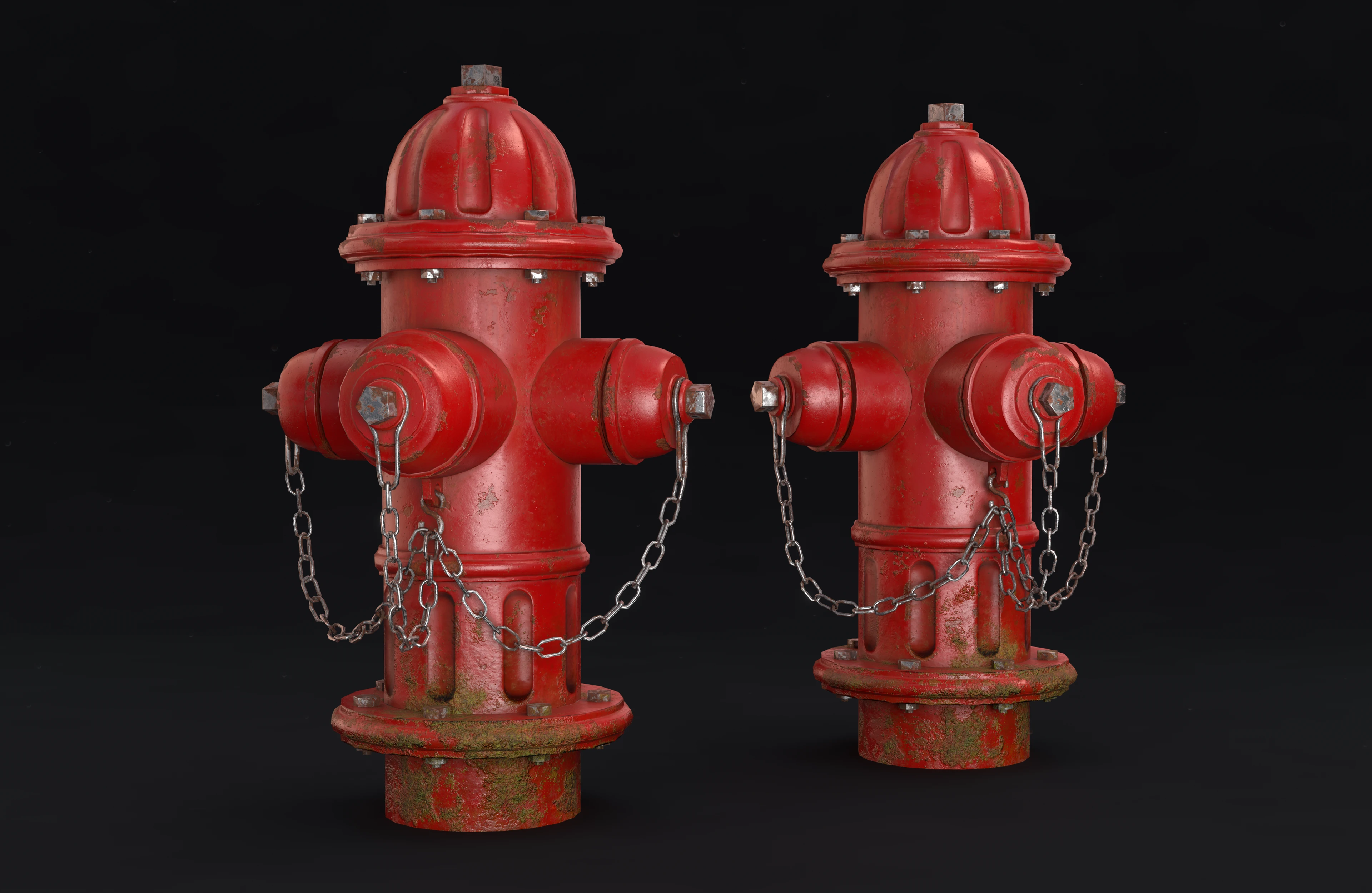 Game Ready Prop | Fire Hydrant — Изображение №1 — Иллюстрация, 3D на Dprofile
