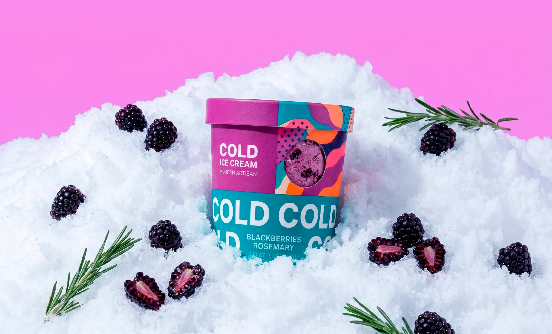 COLD — айдентика мороженого — Изображение №4 — Интерфейсы, Брендинг на Dprofile