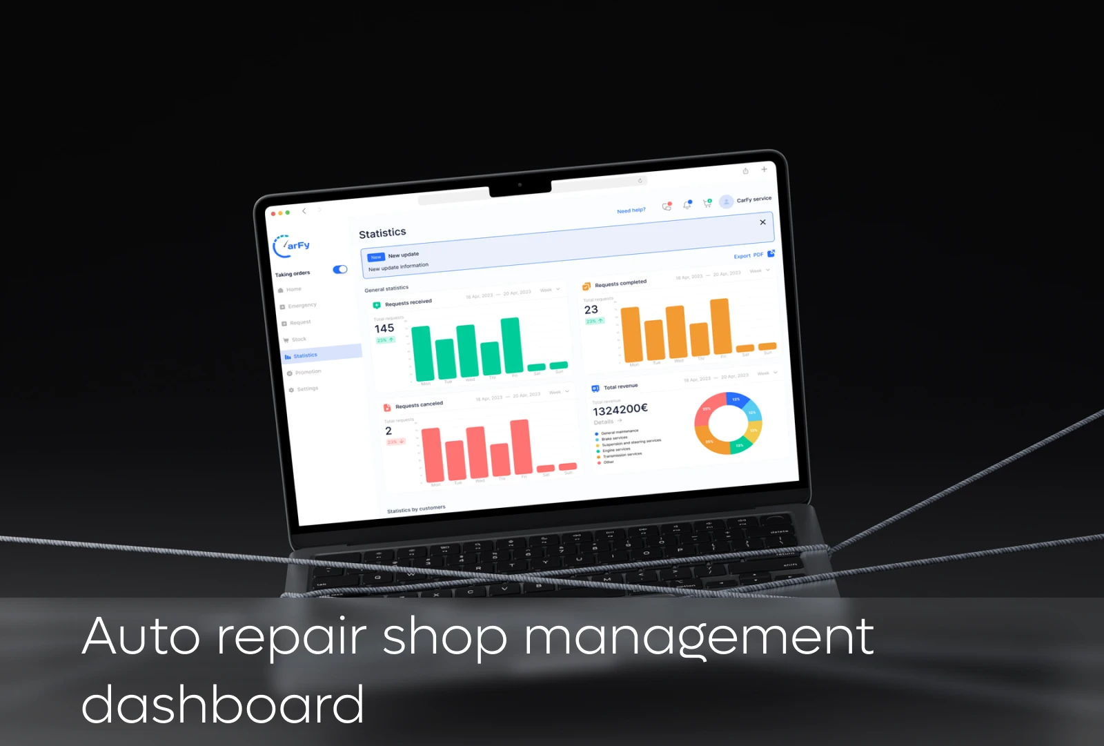 Carfy - auto repair and e-commerce platform — Изображение №1 — Интерфейсы на Dprofile