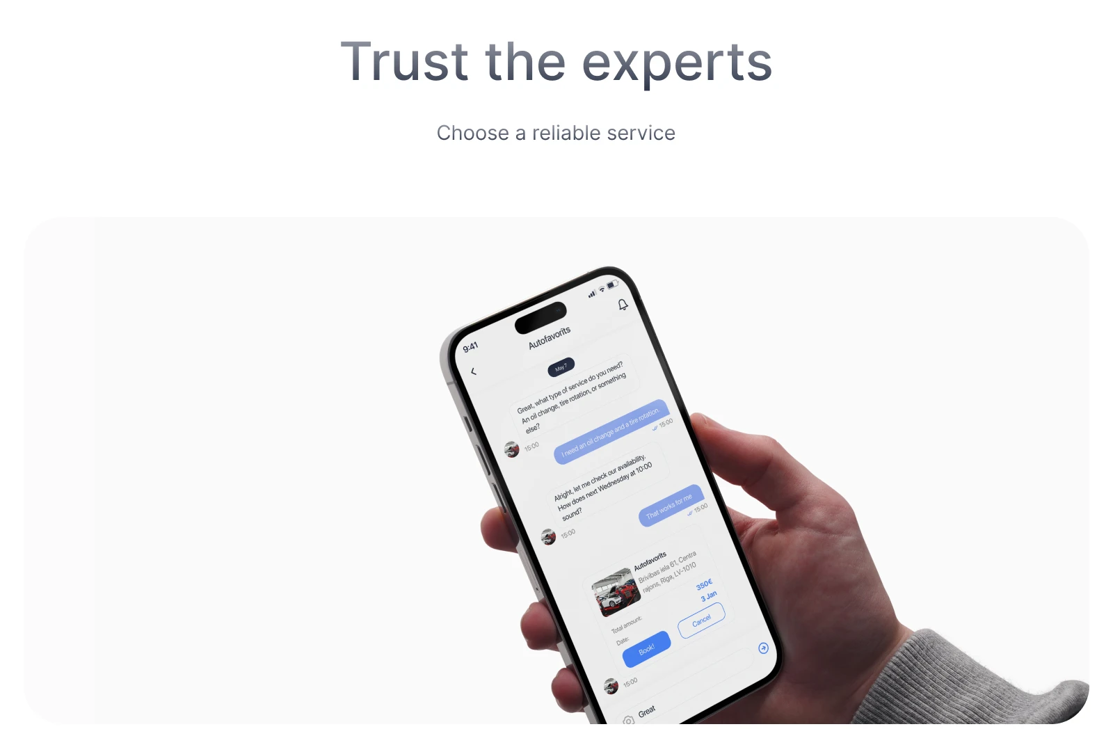 Carfy — платформа для сервисного обслуживания автомобилей — Изображение №11 — Интерфейсы на Dprofile